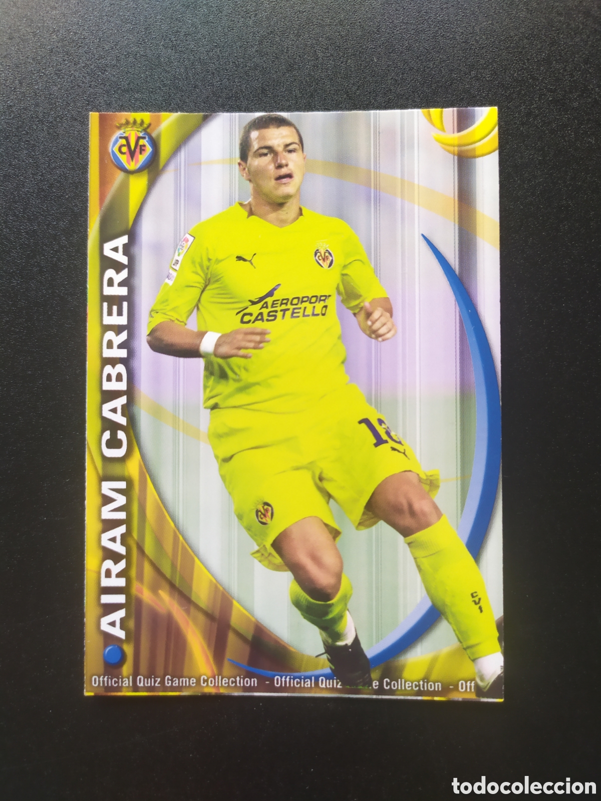 Cromos de F&uacute;tbol: Mundicromo fichas Liga 2010 2011 10 11 Airam Cabrera n&deg; 1209 Villarreal B