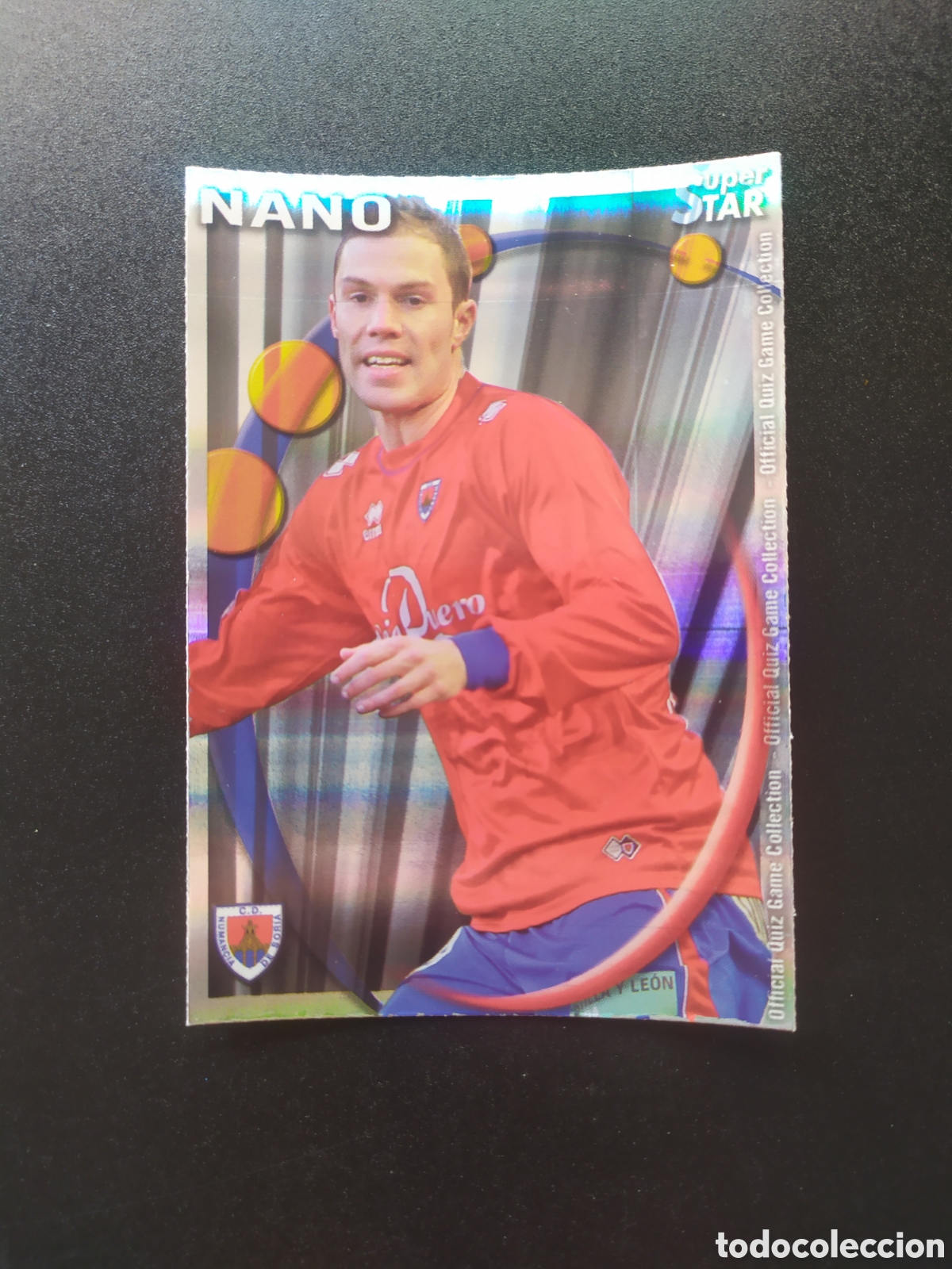 Cromos de F&uacute;tbol: Mundicromo fichas Liga 2010 2011 10 11 Nano superstar brillo rayas n&deg; 879 Numancia
