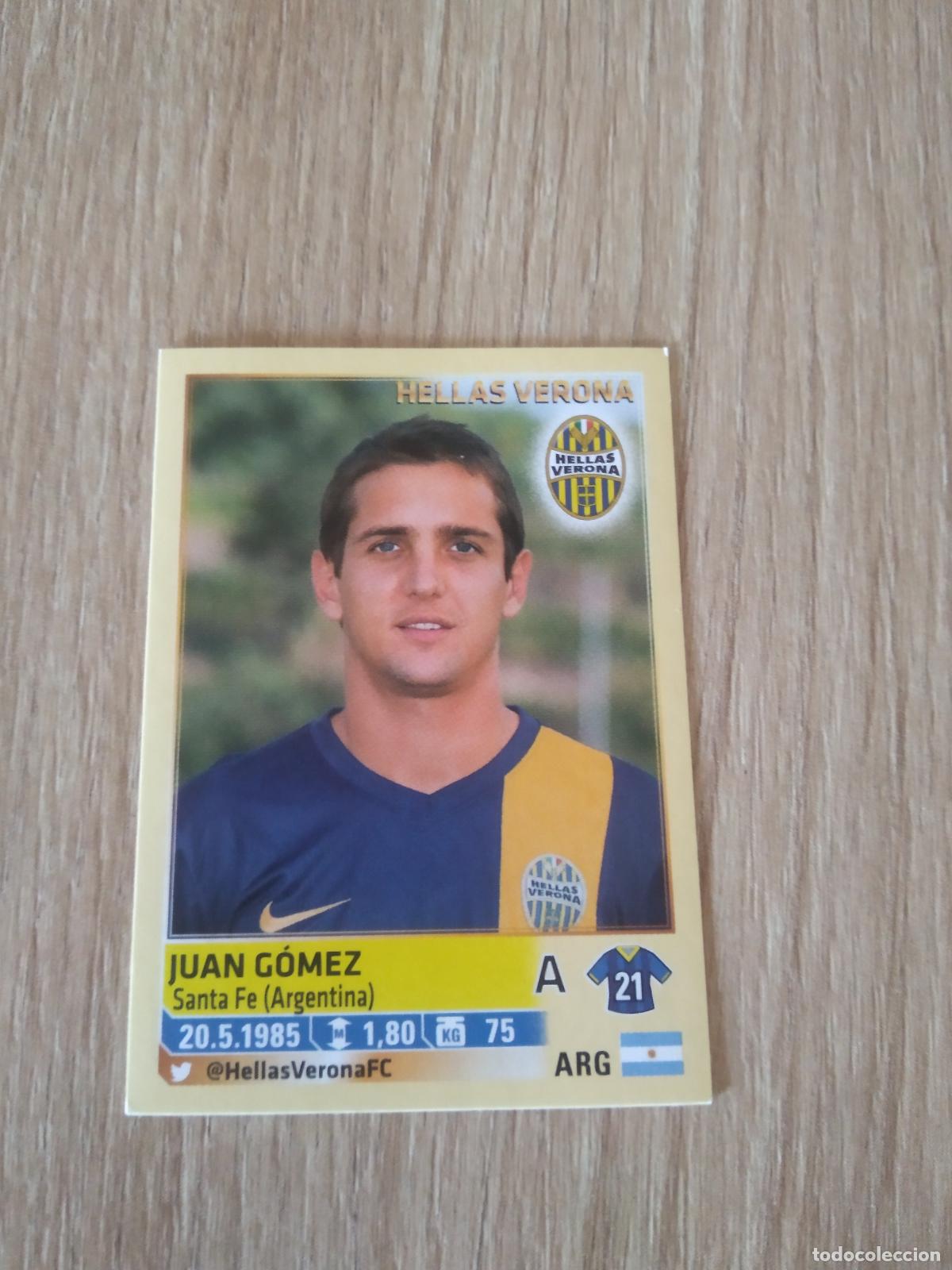 Cromos de F&uacute;tbol: 239 JUAN GOMEZ HELLAS VERONA CROMO FUTBOL PANINI LIGA ITALIA 13-14 CALCIATORI 2013-2014
