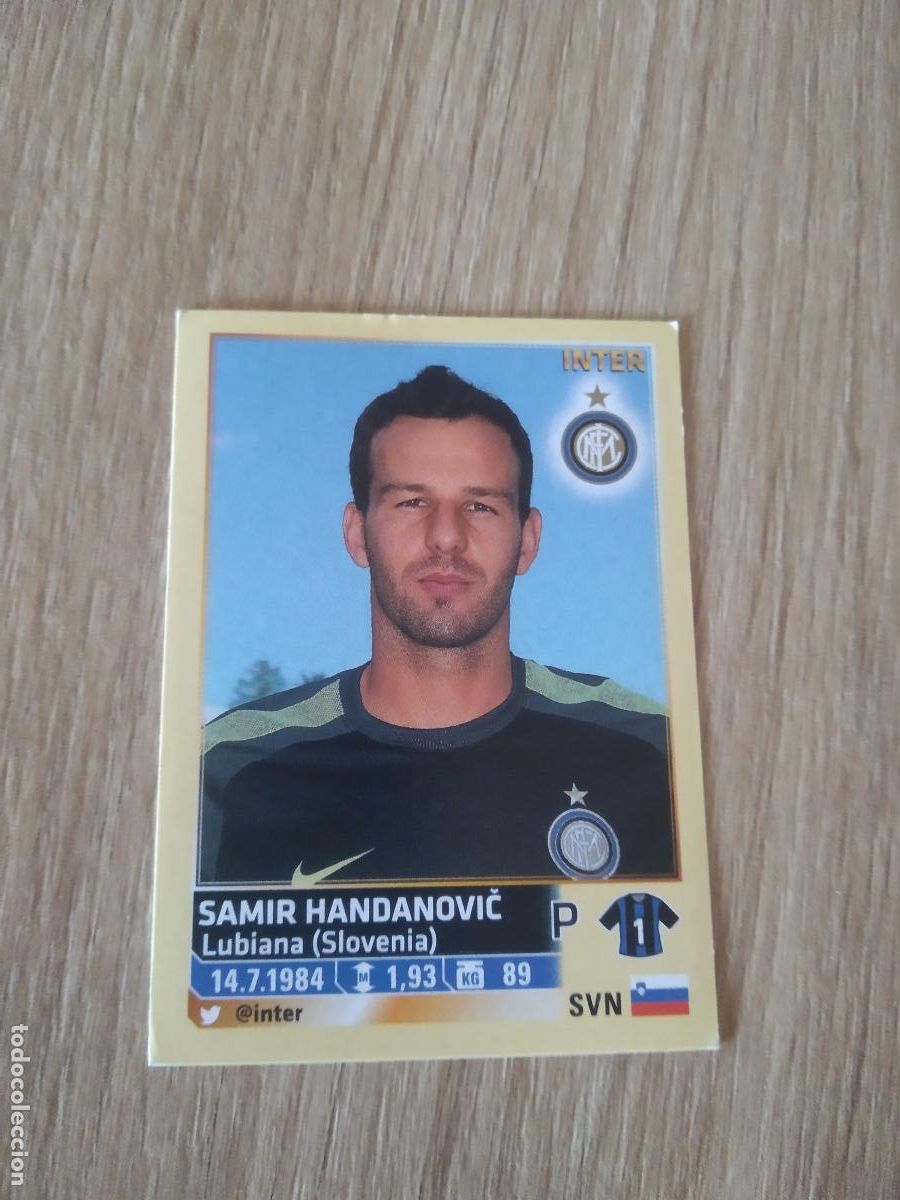 Cromos de F&uacute;tbol: 251 SAMIR HANDANOVIC INTER MILAN CROMO FUTBOL PANINI LIGA ITALIA 13-14 CALCIATORI 2013-2014
