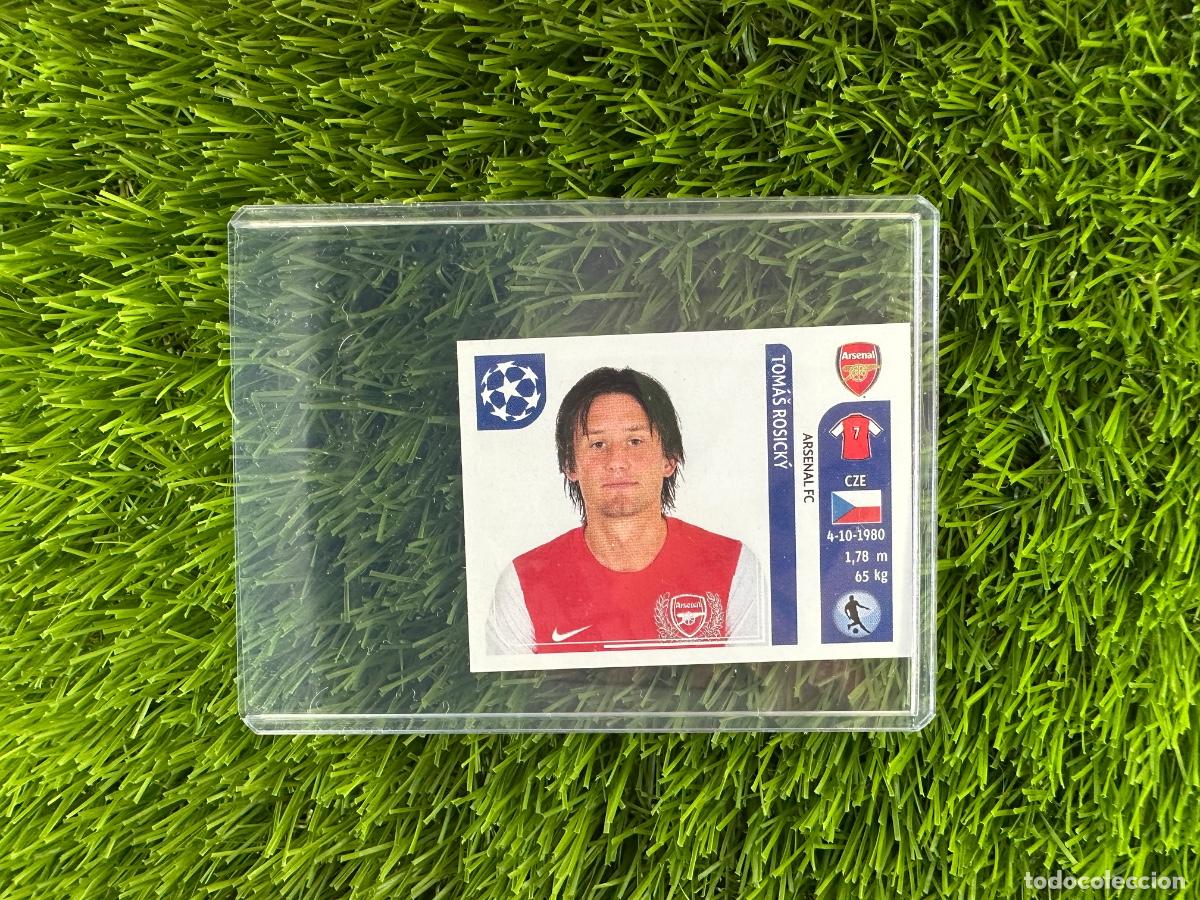 Figurine di Calcio: N&ordm; 357 Tomas Rosicky Arsenal UEFA Champions League Stickers 11 12
