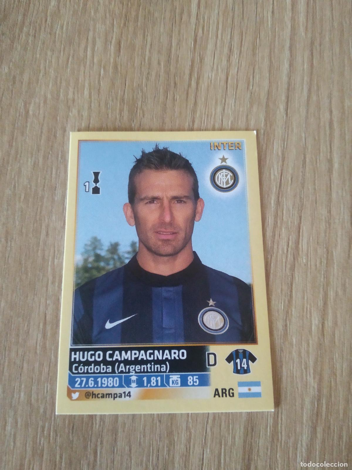 Figurine di Calcio: 253 HUGO CAMPAGNARO INTER MILAN CROMO FUTBOL PANINI LIGA ITALIA 13-14 CALCIATORI 2013-2014