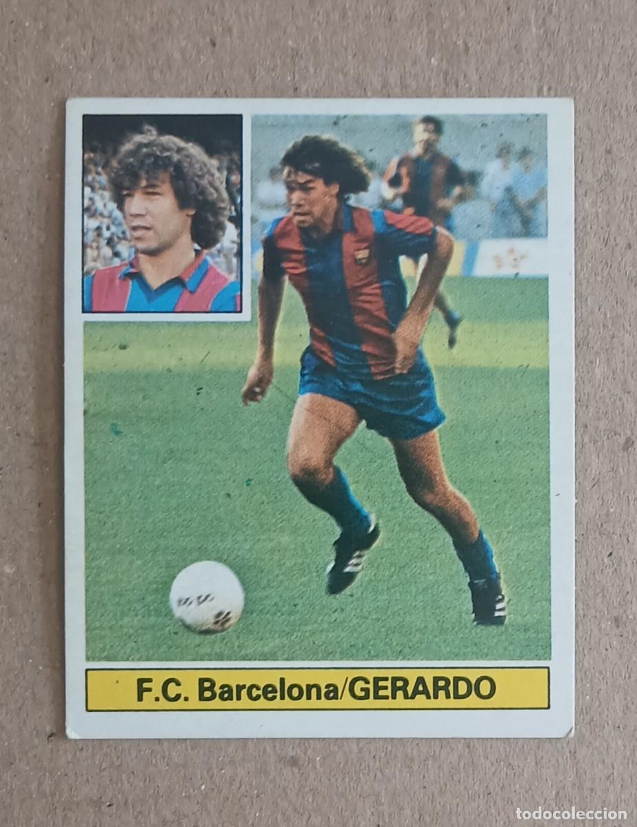 Cromos de F&uacute;tbol: &Uacute;LTIMO FICHAJE n&ordm; 2 GERARDO BARCELONA VERSI&Oacute;N I EDICIONES ESTE LIGA 81-82. Nuevo y sin pegar.