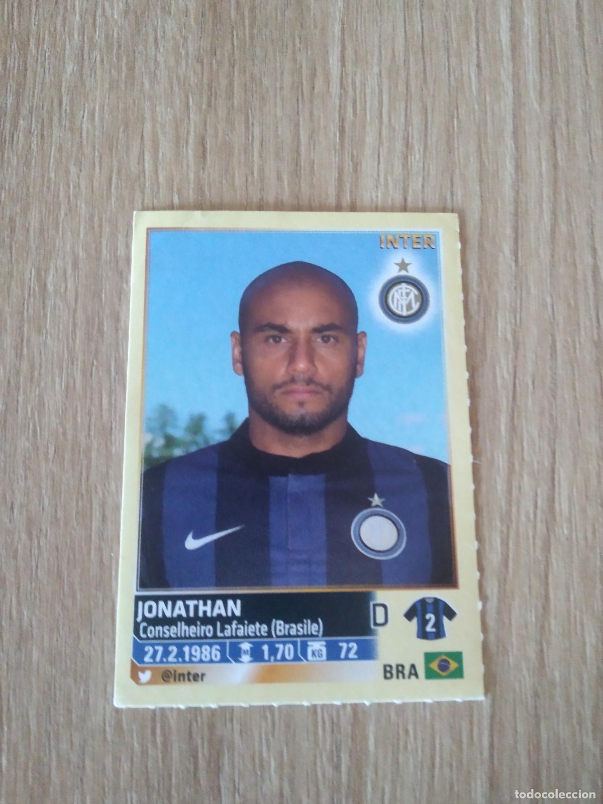 Figurine di Calcio: 260 JONATHAN INTER MILAN CROMO FUTBOL PANINI LIGA ITALIA 13-14 CALCIATORI 2013-2014