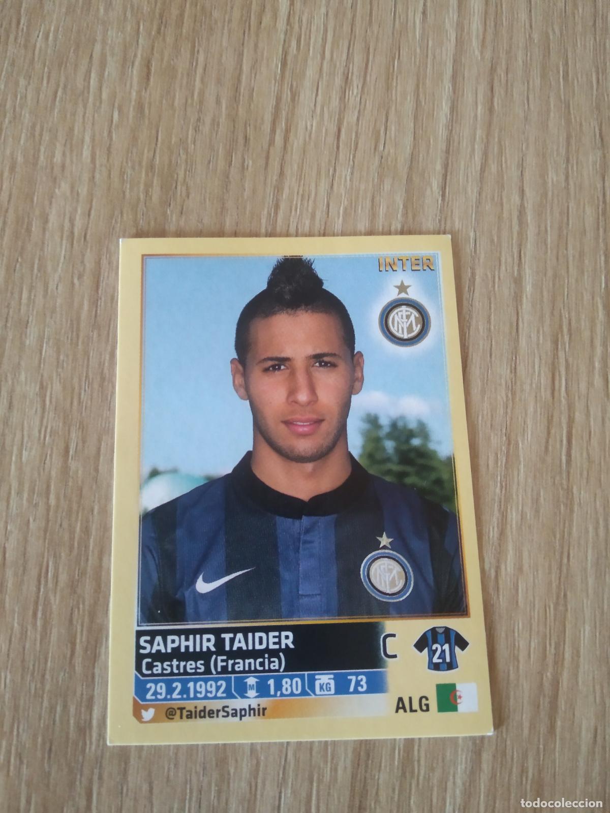 Figurine di Calcio: 265 SAPHIR TAIDER INTER MILAN CROMO FUTBOL PANINI LIGA ITALIA 13-14 CALCIATORI 2013-2014