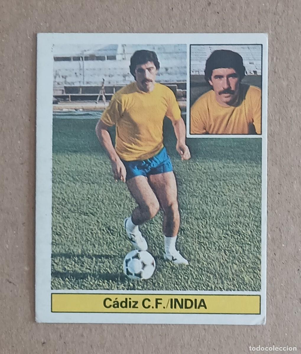 Figurine di Calcio: &Uacute;LTIMO FICHAJE n&ordm; 15 INDIA C&Aacute;DIZ EDICIONES ESTE LIGA 81-82. Nuevo y sin pegar.