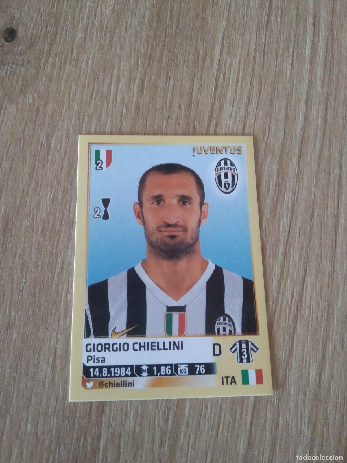 Cromos de F&uacute;tbol: 284 CHIELLINI JUVENTUS TURIN CROMO FUTBOL PANINI LIGA ITALIA 13-14 CALCIATORI 2013-2014