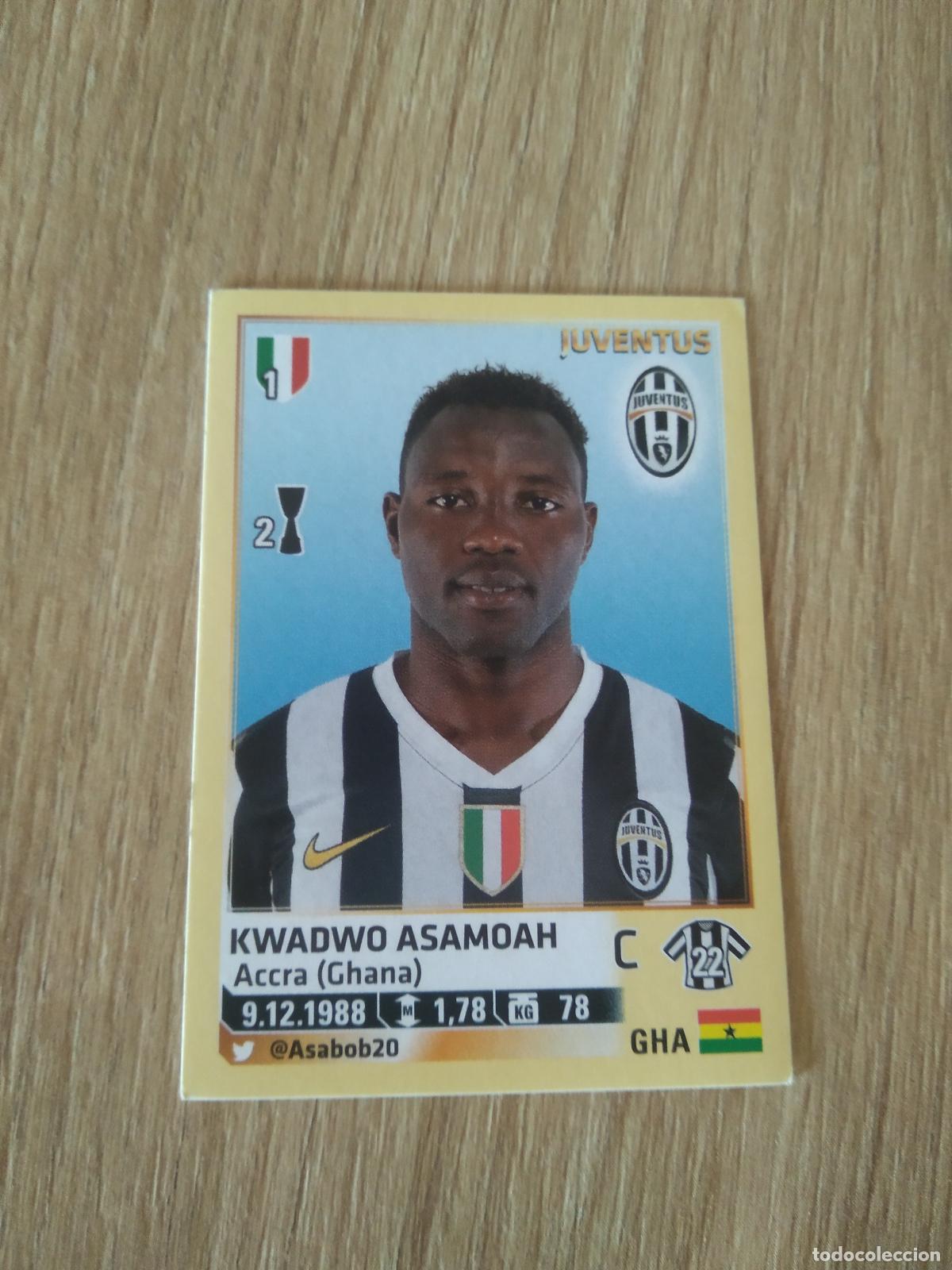 Cromos de F&uacute;tbol: 290 KWADWO ASAMOAH JUVENTUS TURIN CROMO FUTBOL PANINI LIGA ITALIA 13-14 CALCIATORI 2013-2014