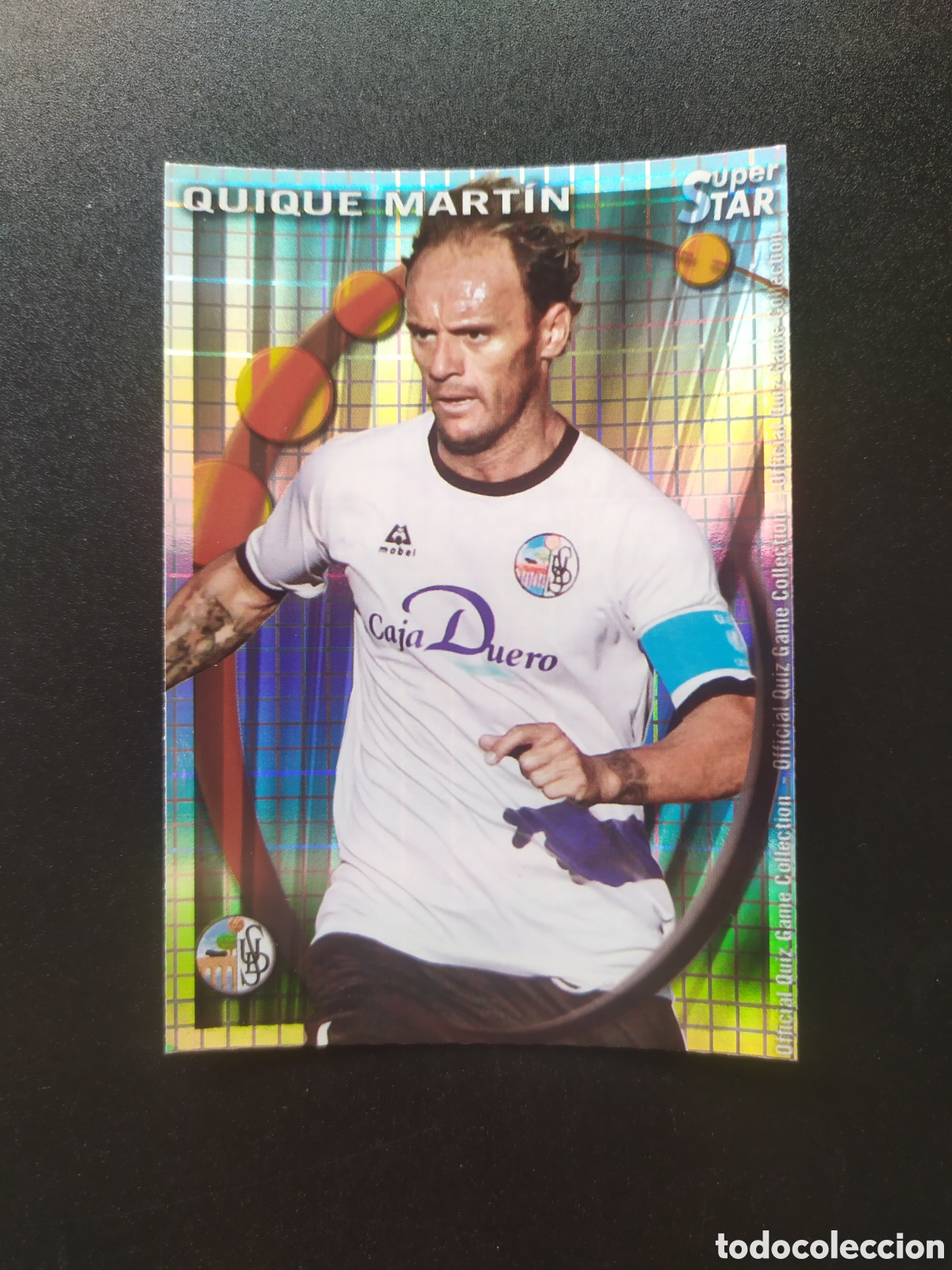 Cromos de F&uacute;tbol: Mundicromo fichas Liga 2010 2011 10 11 Quique Mart&iacute;n superstar brillo cuadros n&deg; 1046 Salamanca