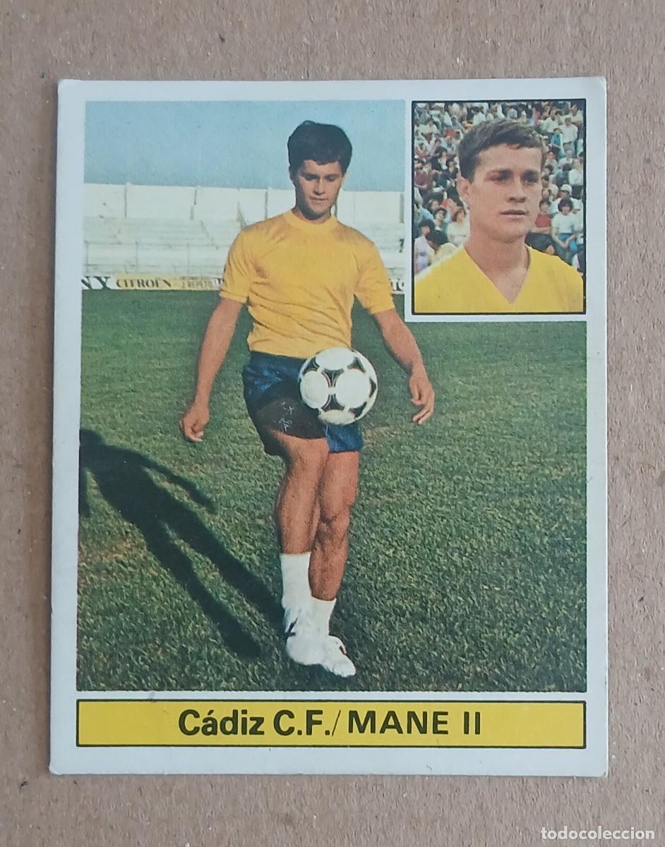 Cromos de F&uacute;tbol: CROMO COLOCA MAN&Eacute; II C&Aacute;DIZ EDICIONES ESTE LIGA 81-82. Nuevo y sin pegar.