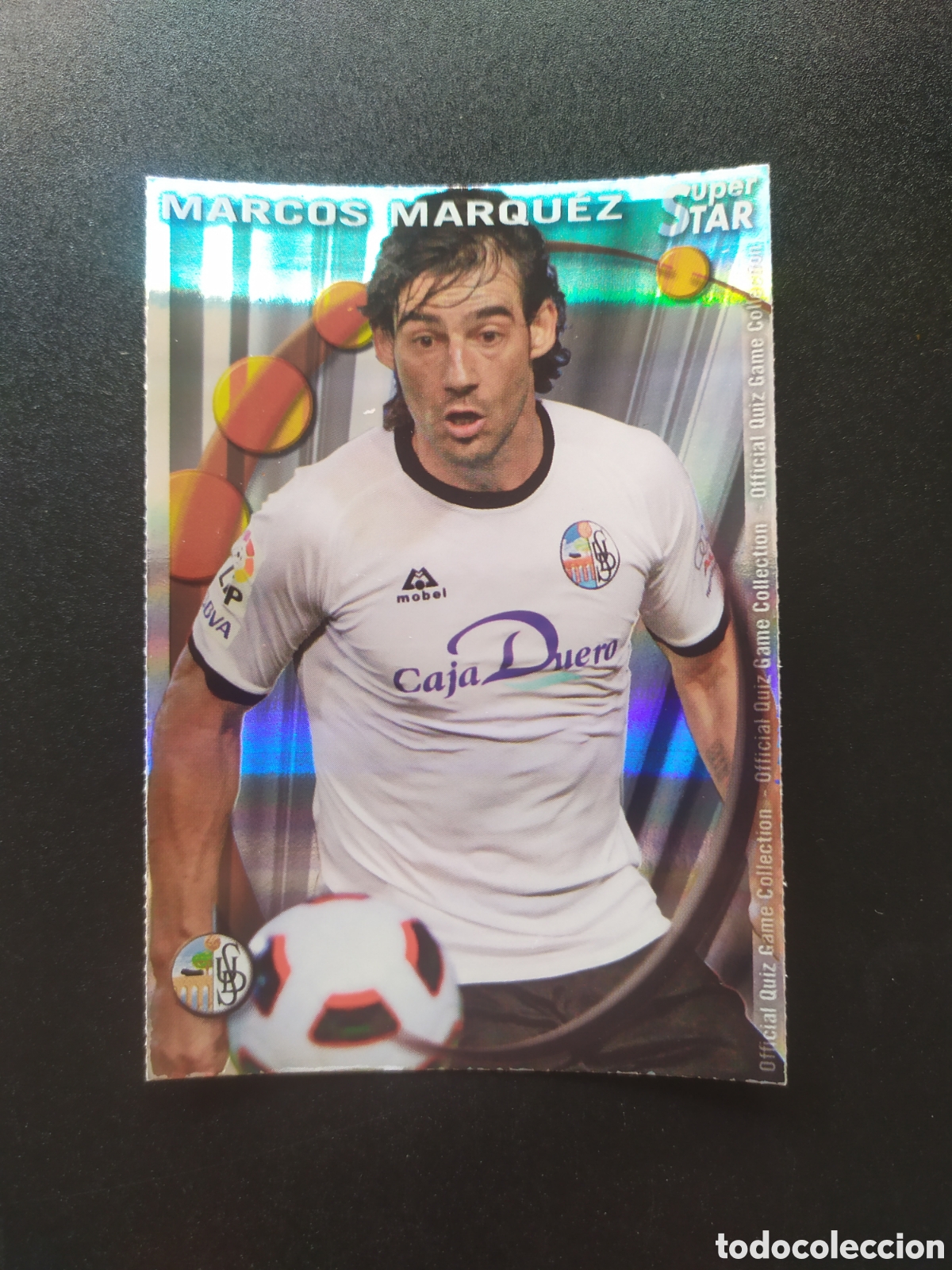Cromos de F&uacute;tbol: Mundicromo fichas Liga 2010 2011 10 11 Marcos M&aacute;rquez superstar brillo rayas n&deg; 1047 Salamanca