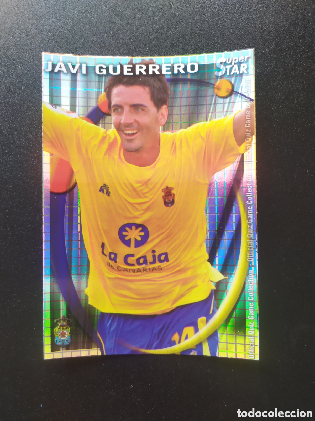 Cromos de F&uacute;tbol: Mundicromo fichas Liga 2010 2011 10 11 Javi Guerrero superstar brillo cuadros n&deg; 1067 Las Palmas