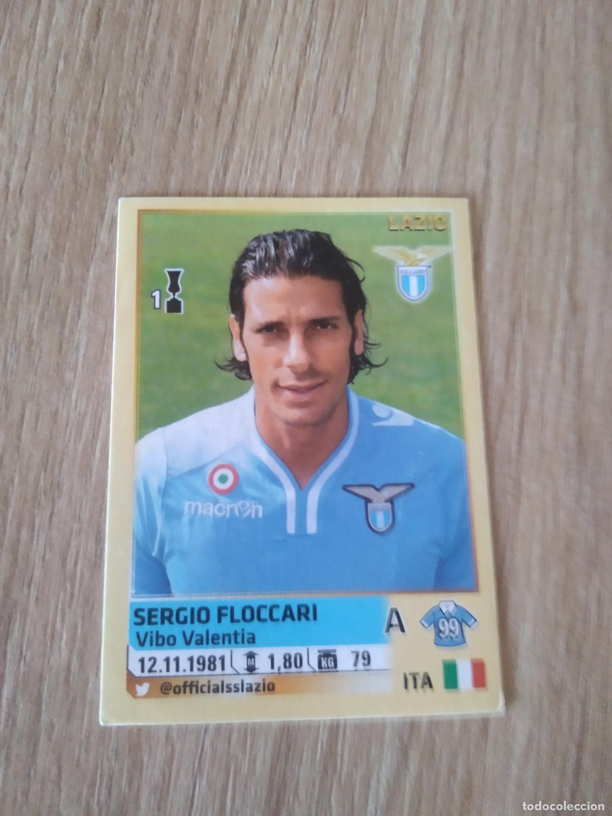 Cromos de F&uacute;tbol: 327 SERGIO FLOCCARI LAZIO CROMO FUTBOL PANINI LIGA ITALIA 13-14 CALCIATORI 2013-2014