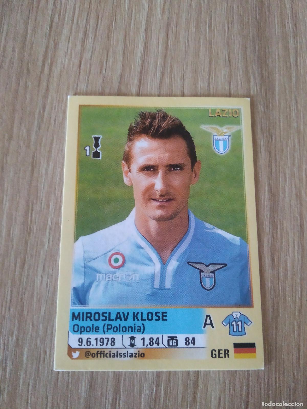 Cromos de F&uacute;tbol: 328 MIROSLAV KLOSE LAZIO CROMO FUTBOL PANINI LIGA ITALIA 13-14 CALCIATORI 2013-2014