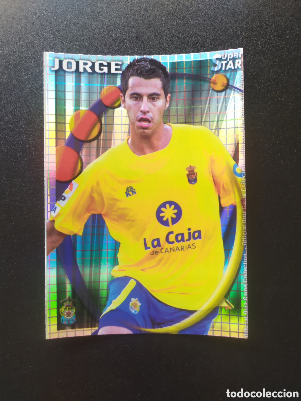 Cromos de F&uacute;tbol: Mundicromo fichas Liga 2010 2011 10 11 Jorge superstar brillo cuadros n&deg; 1068 Las Palmas