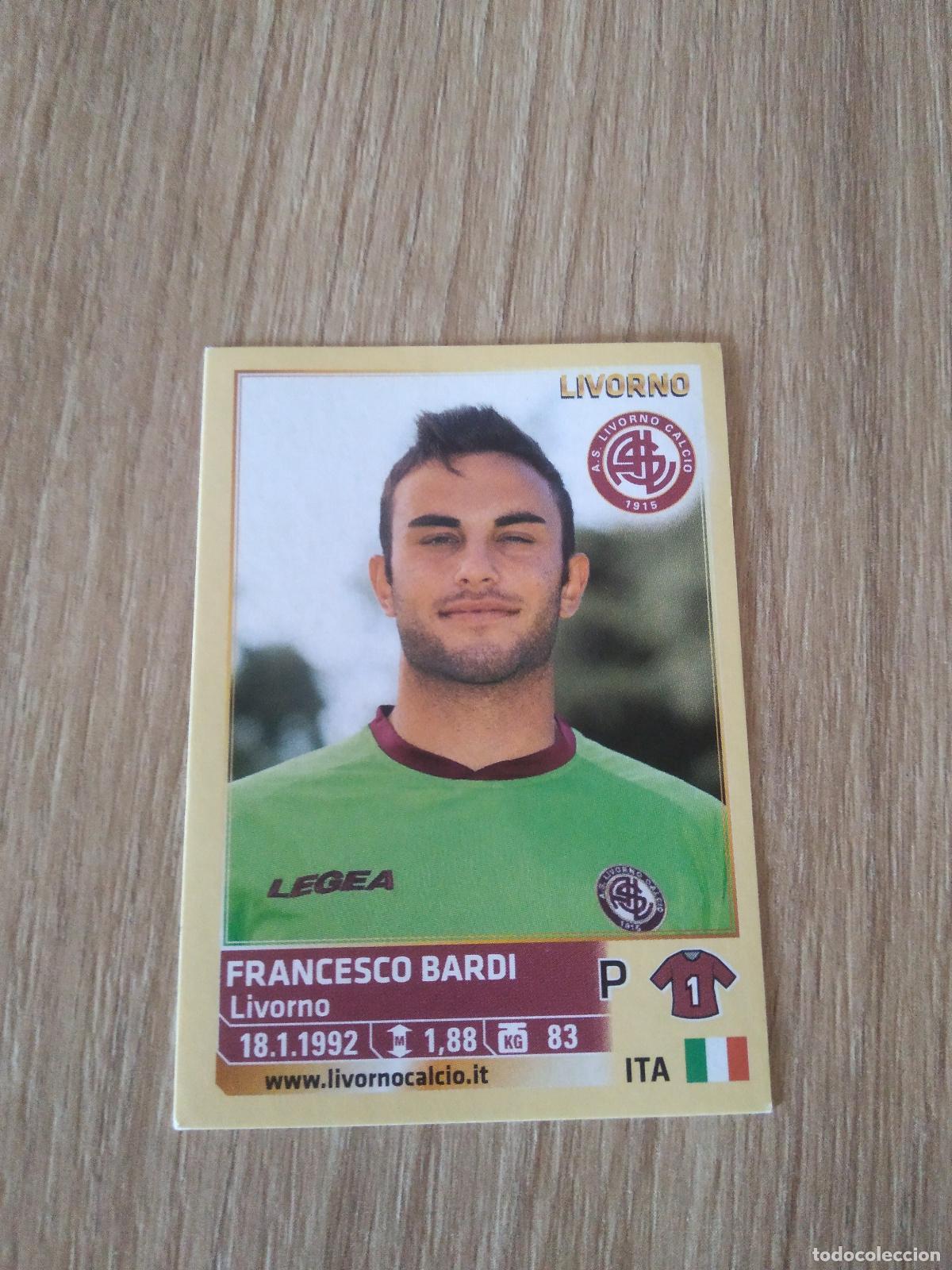 Cromos de F&uacute;tbol: 338 FRANCESCO BARDI LIVORNO CROMO FUTBOL PANINI LIGA ITALIA 13-14 CALCIATORI 2013-2014