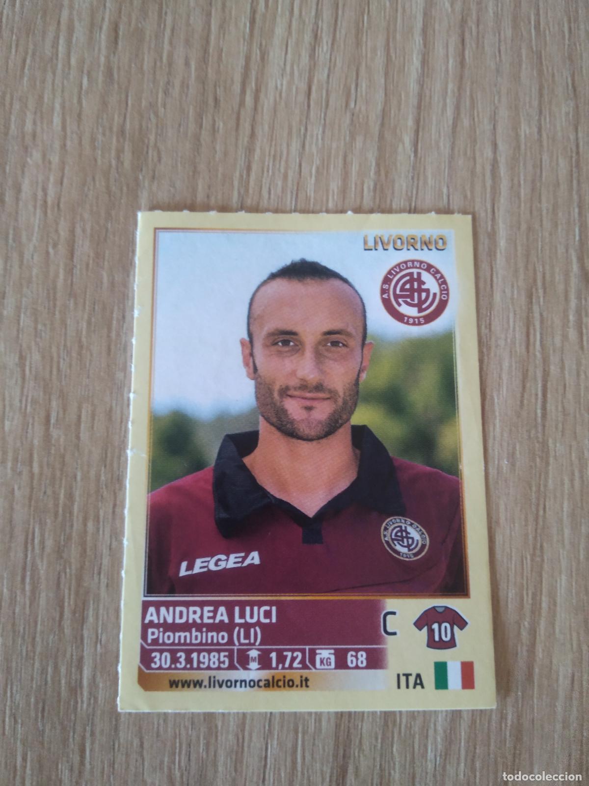 Cromos de f&uacute;tbol: 349 ANDREA LUCI LIVORNO CROMO FUTBOL PANINI LIGA ITALIA 13-14 CALCIATORI 2013-2014