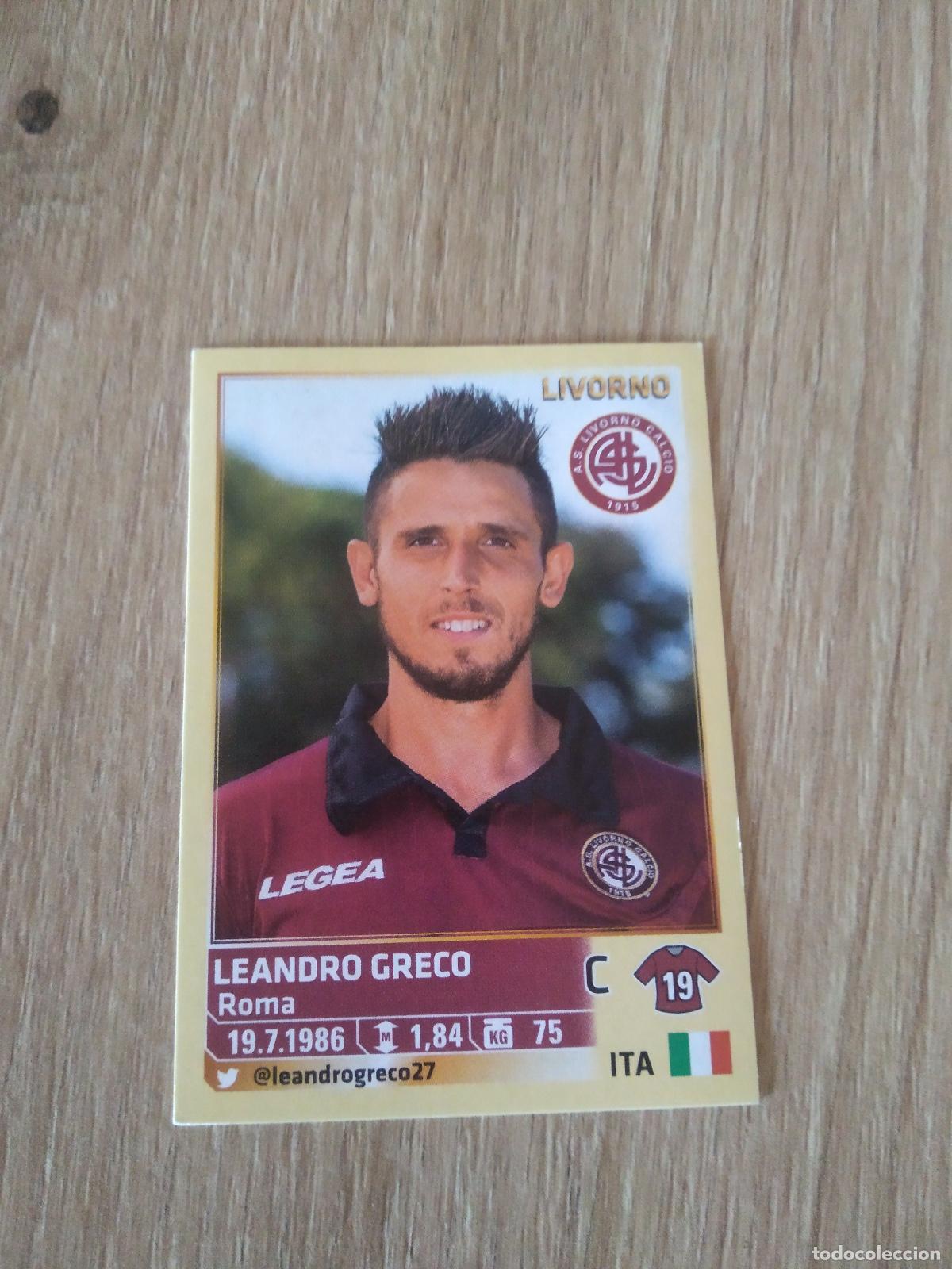 Cromos de f&uacute;tbol: 351 LEANDRO GRECO LIVORNO CROMO FUTBOL PANINI LIGA ITALIA 13-14 CALCIATORI 2013-2014