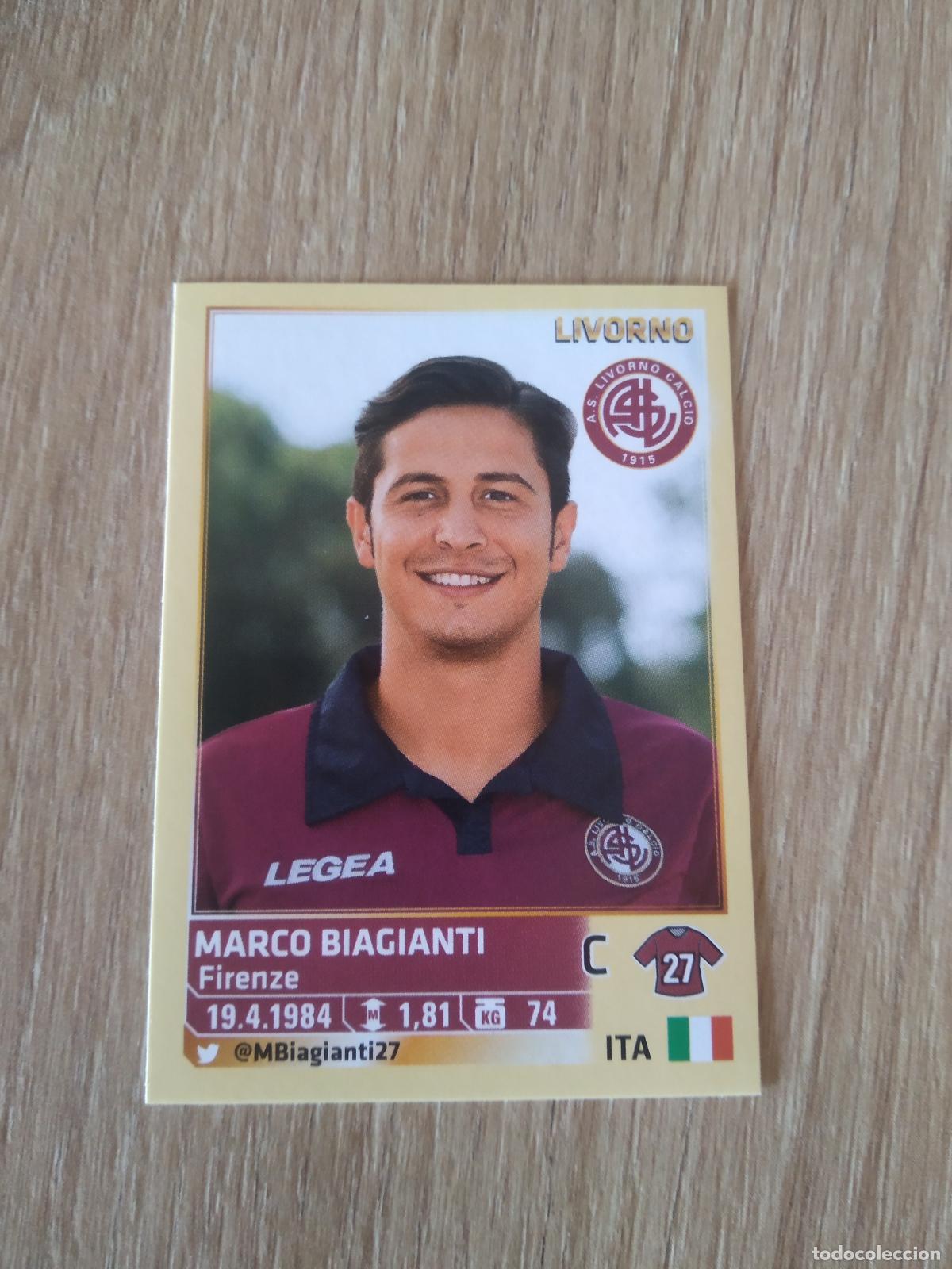 Cromos de f&uacute;tbol: 353 MARCO BIAGIANTI LIVORNO CROMO FUTBOL PANINI LIGA ITALIA 13-14 CALCIATORI 2013-2014