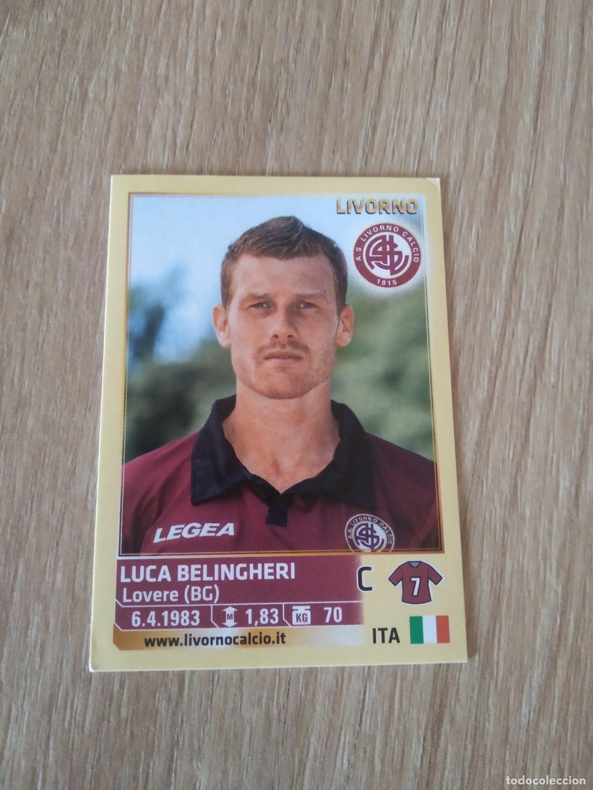 Cromos de f&uacute;tbol: 354 LUCA BELINGHERI LIVORNO CROMO FUTBOL PANINI LIGA ITALIA 13-14 CALCIATORI 2013-2014