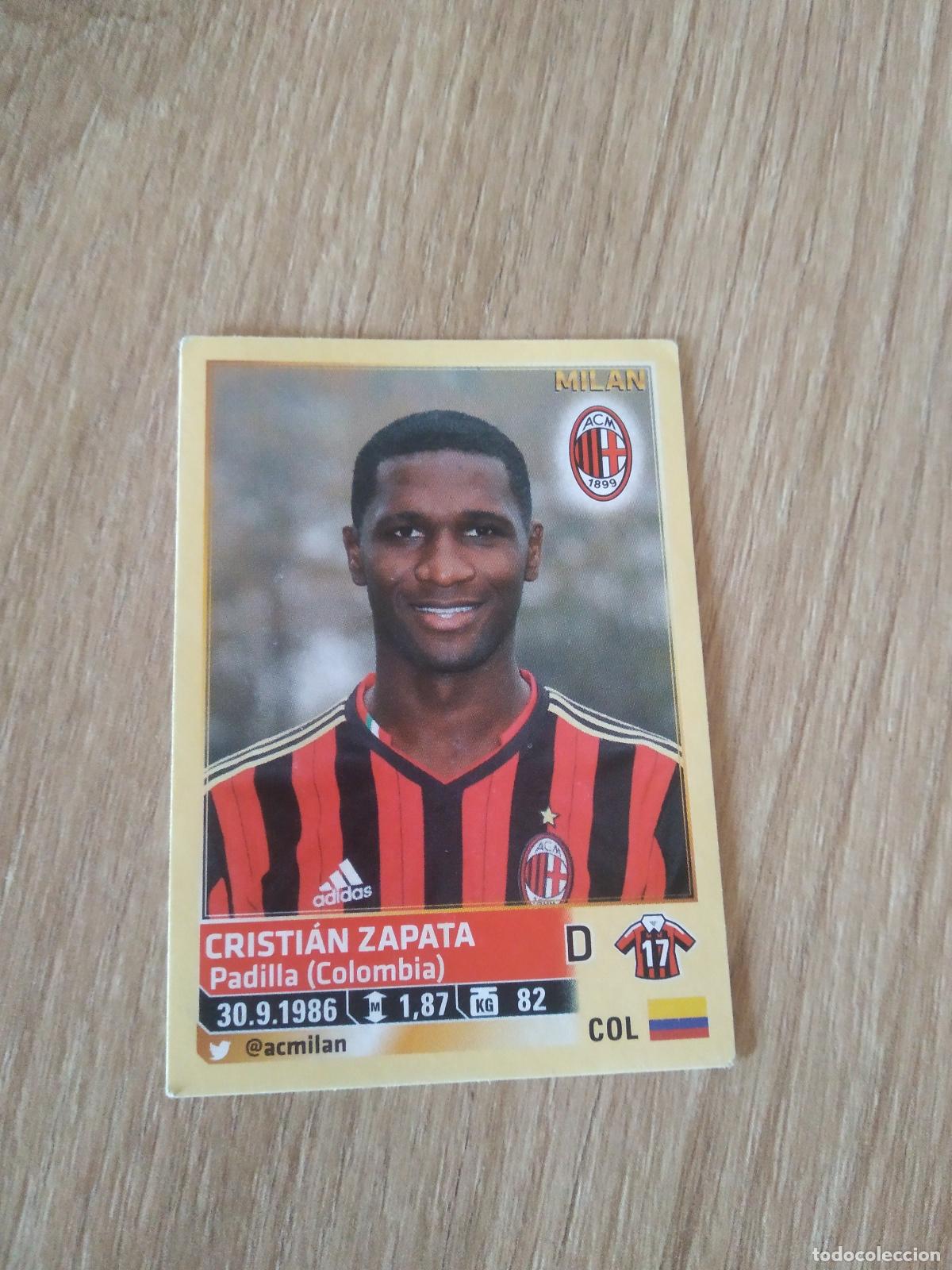 Cromos de f&uacute;tbol: 370 ZAPATA AC MILAN CROMO FUTBOL PANINI LIGA ITALIA 13-14 CALCIATORI 2013-2014