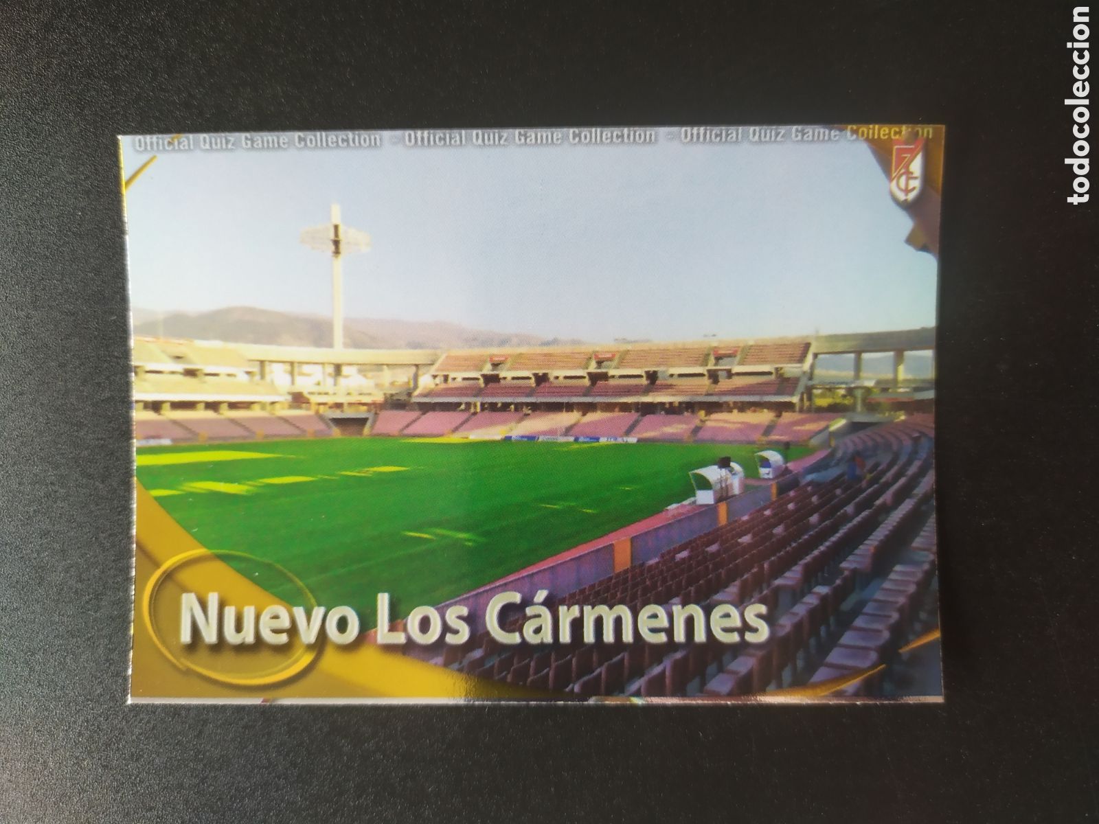 Cromos de f&uacute;tbol: Mundicromo fichas Liga 2010 2011 10 11 estadio Nuevo los C&aacute;rmenes brillo liso n&deg; 1112 Granada