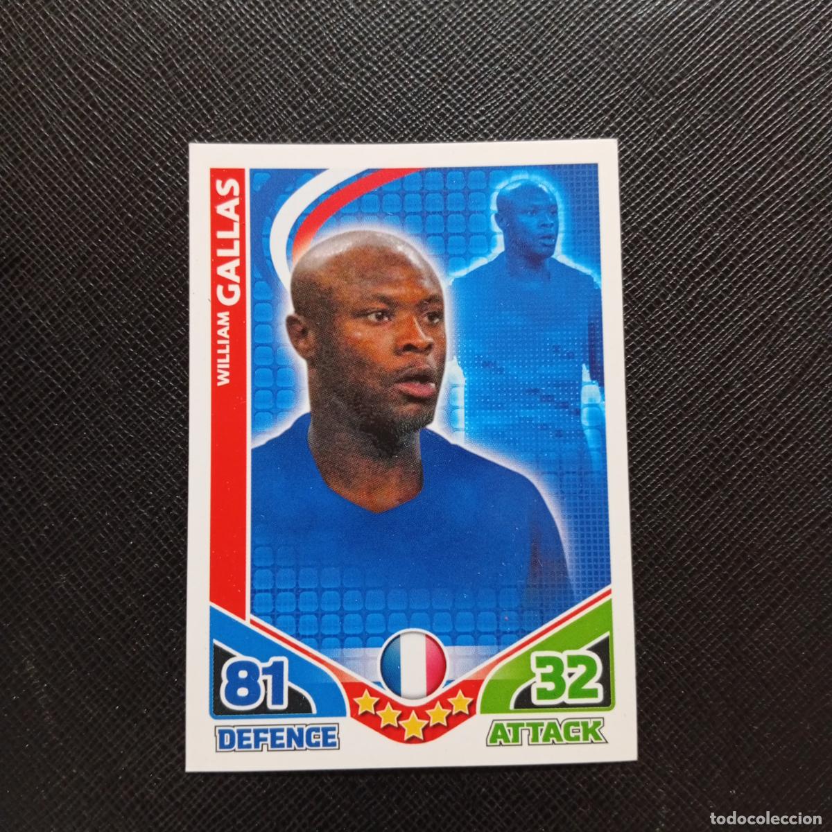 Cromos de f&uacute;tbol: GALLAS FRANCIA MATCH ATTAX SOUTH AFRICA 2010 MUNDIAL CROMO WORLD FUTBOL 10 - A209 PG24
