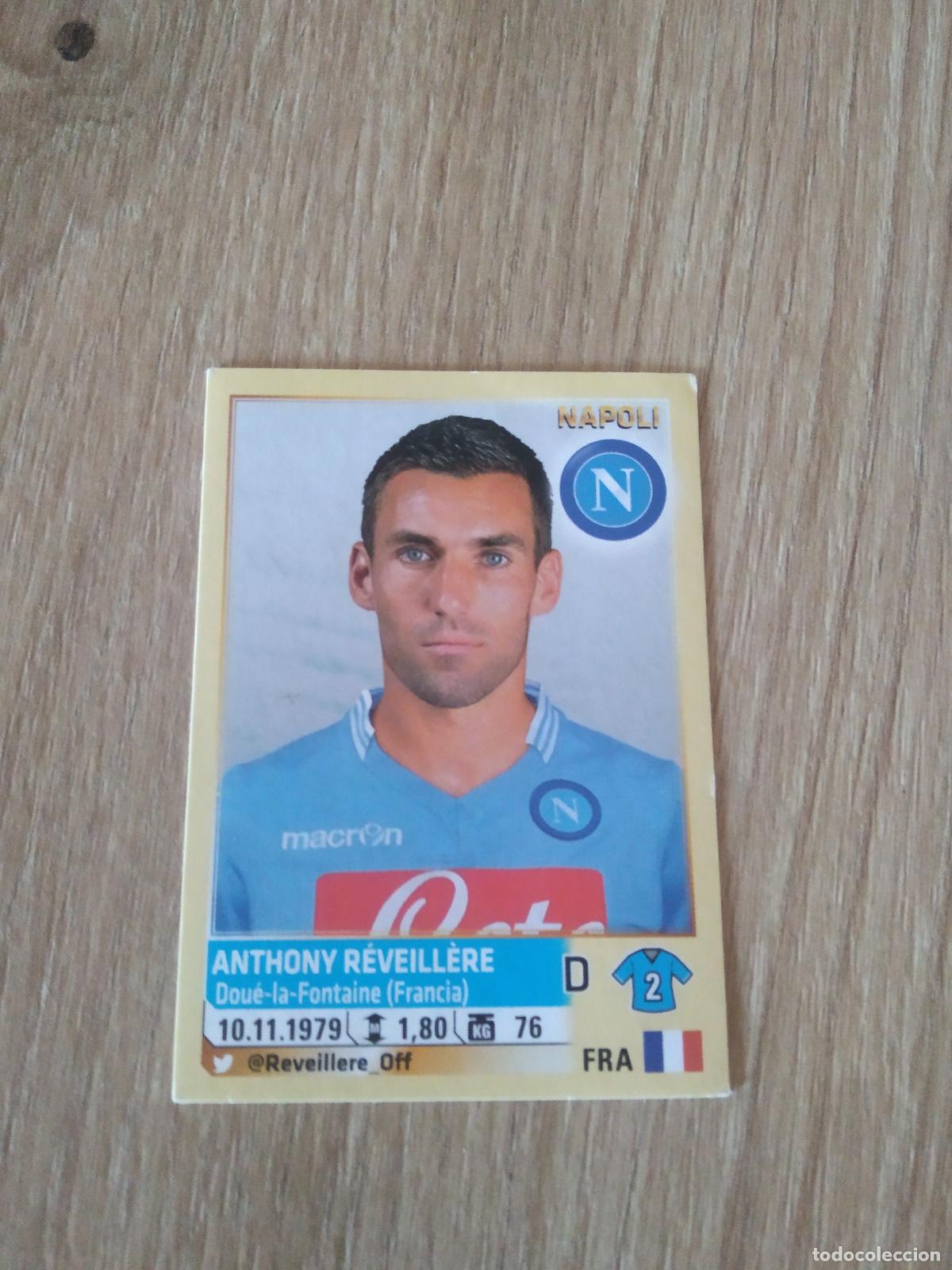 Cromos de f&uacute;tbol: 405 ANTHONY REVEILLERE NAPOLES NAPOLI CROMO FUTBOL PANINI LIGA ITALIA 13-14 CALCIATORI 2013-2014