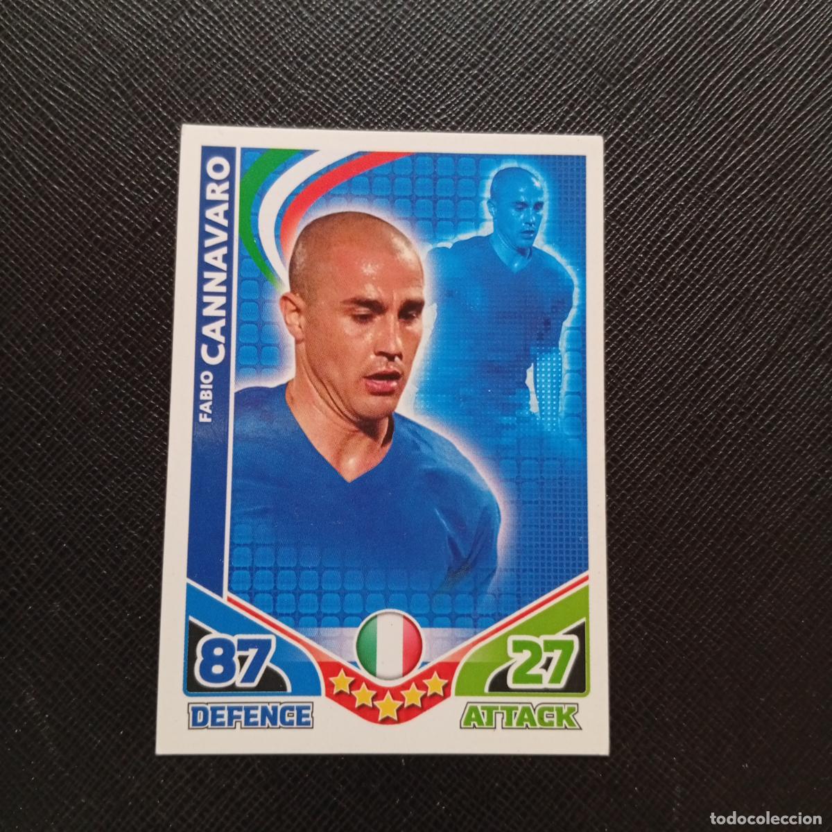 Cromos de f&uacute;tbol: CANNAVARO ITALIA MATCH ATTAX SOUTH AFRICA 2010 MUNDIAL CROMO WORLD FUTBOL 10 - A209 PG24