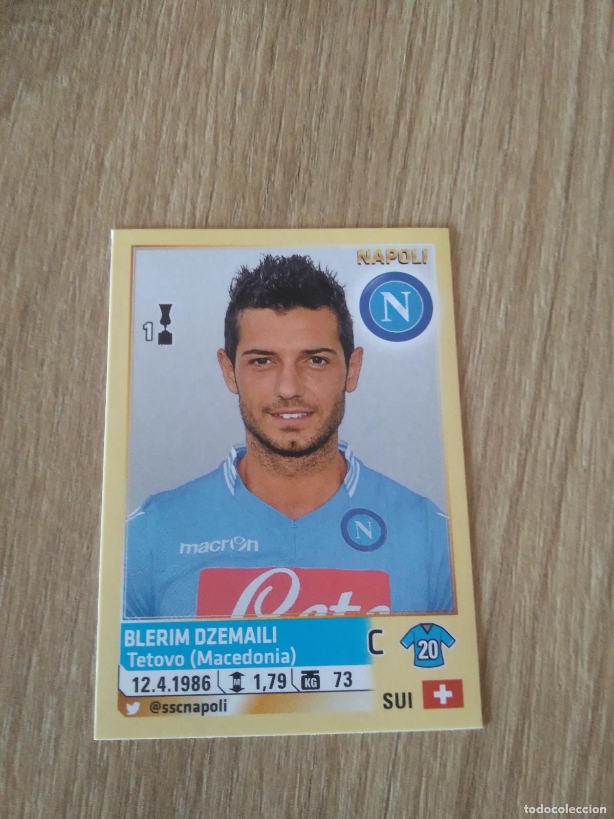 Cromos de f&uacute;tbol: 408 BLERIM DZEMAILI NAPOLES NAPOLI CROMO FUTBOL PANINI LIGA ITALIA 13-14 CALCIATORI 2013-2014