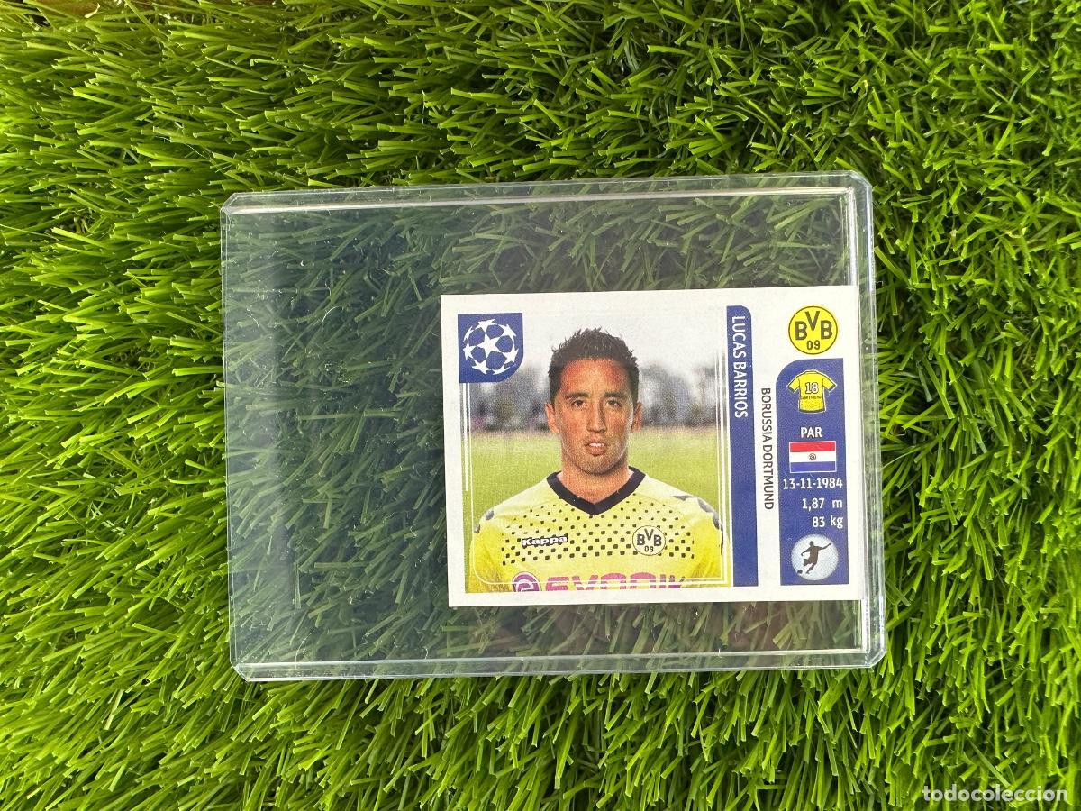 Cromos de f&uacute;tbol: N&ordm; 411 Lucas Barrios Borussia de Dortmund UEFA Champions League Stickers 11 12