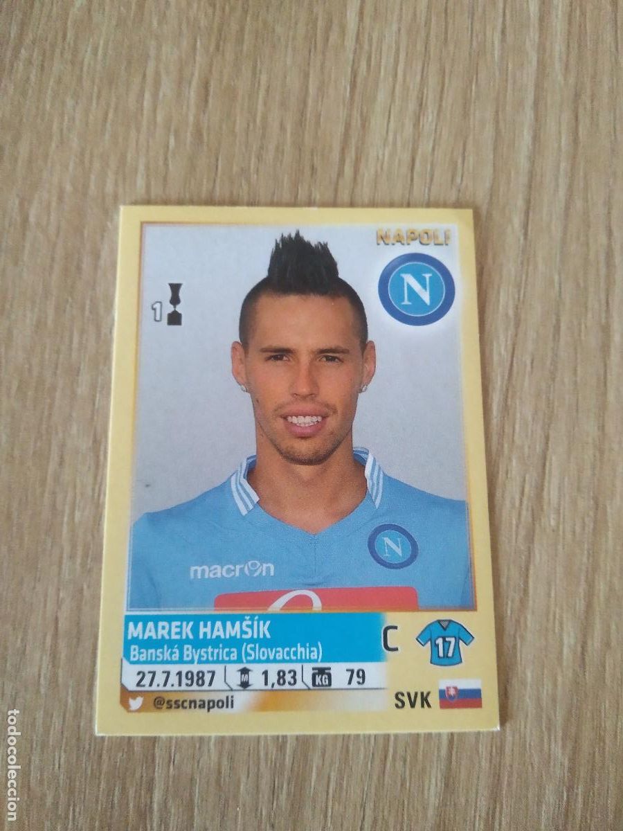 Cromos de f&uacute;tbol: 409 MAREK HAMSIK NAPOLES NAPOLI CROMO FUTBOL PANINI LIGA ITALIA 13-14 CALCIATORI 2013-2014