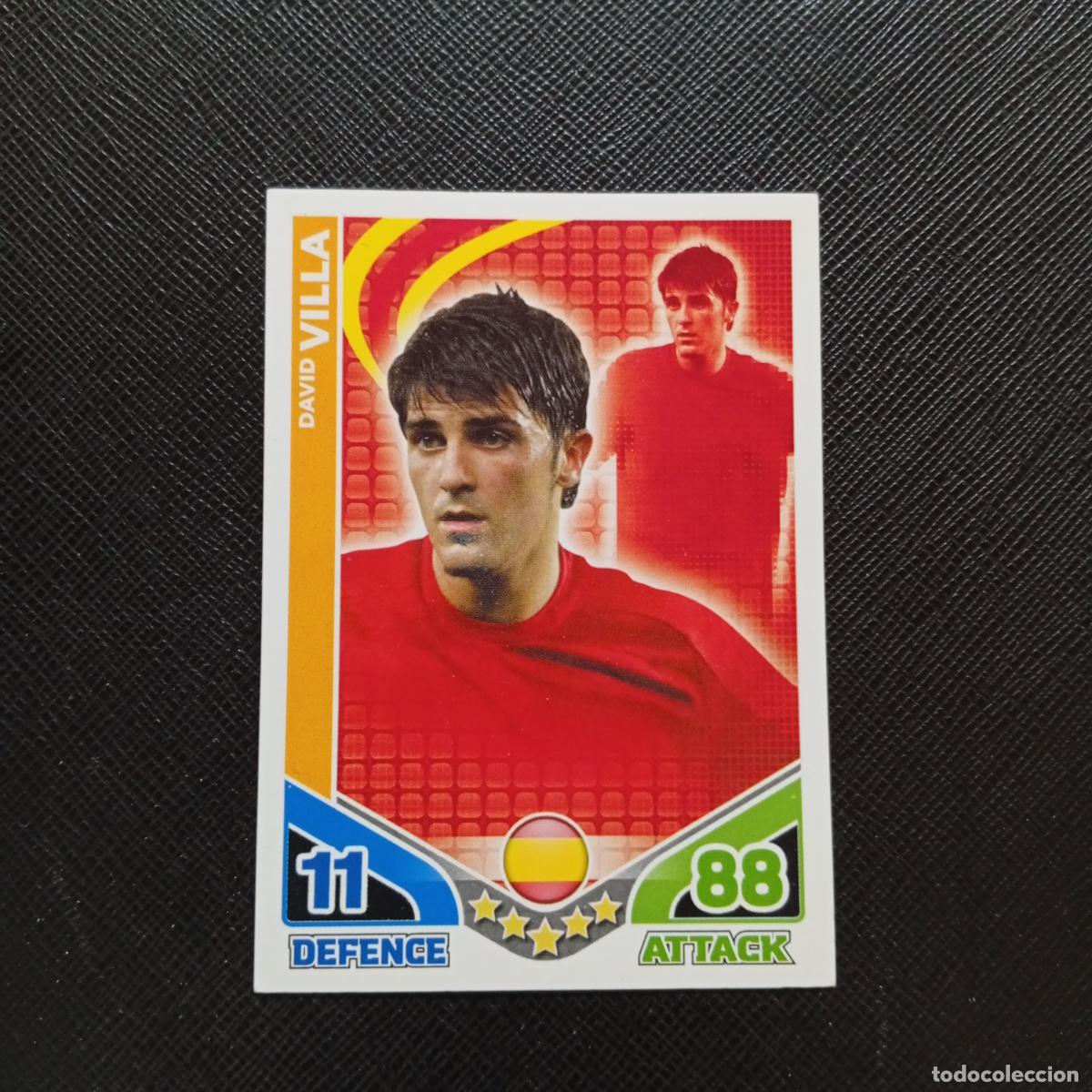 Cromos de f&uacute;tbol: VILLA ESPA&Ntilde;A MATCH ATTAX SOUTH AFRICA 2010 MUNDIAL CROMO WORLD FUTBOL 10 - A209 PG25