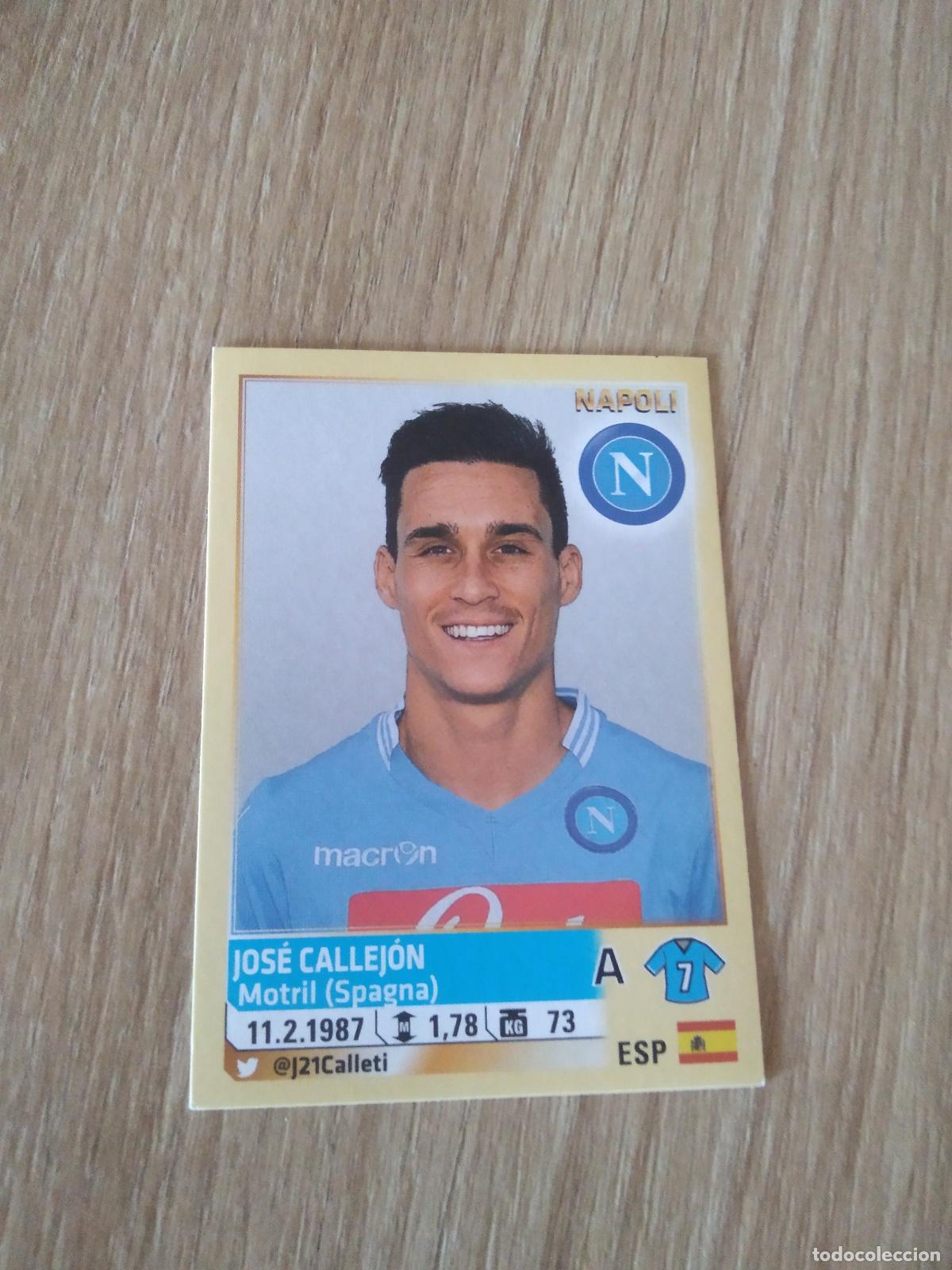 Cromos de f&uacute;tbol: 411 JOSE CALLEJON NAPOLES NAPOLI CROMO FUTBOL PANINI LIGA ITALIA 13-14 CALCIATORI 2013-2014
