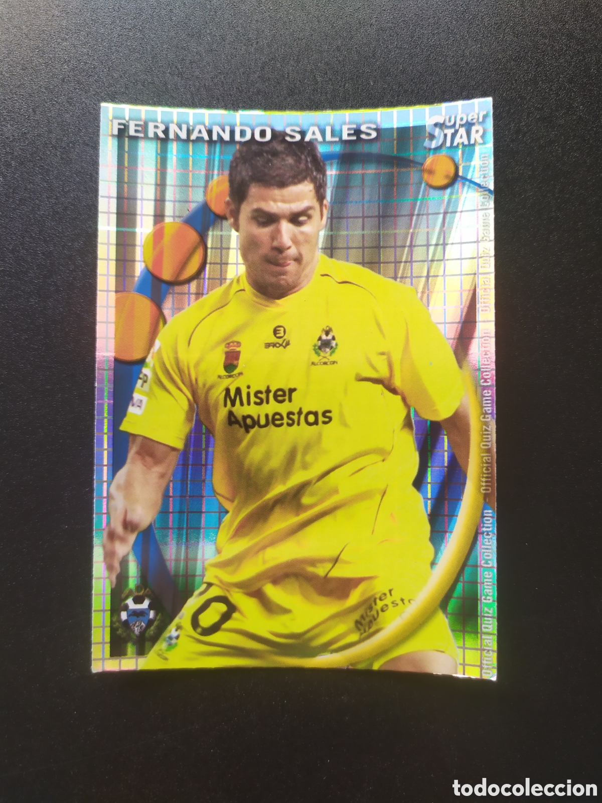 Cromos de F&uacute;tbol: Mundicromo fichas Liga 2010 2011 10 11 Fernando Sales superstar brillo cuadros n&deg; 1173 Alcorc&oacute;n
