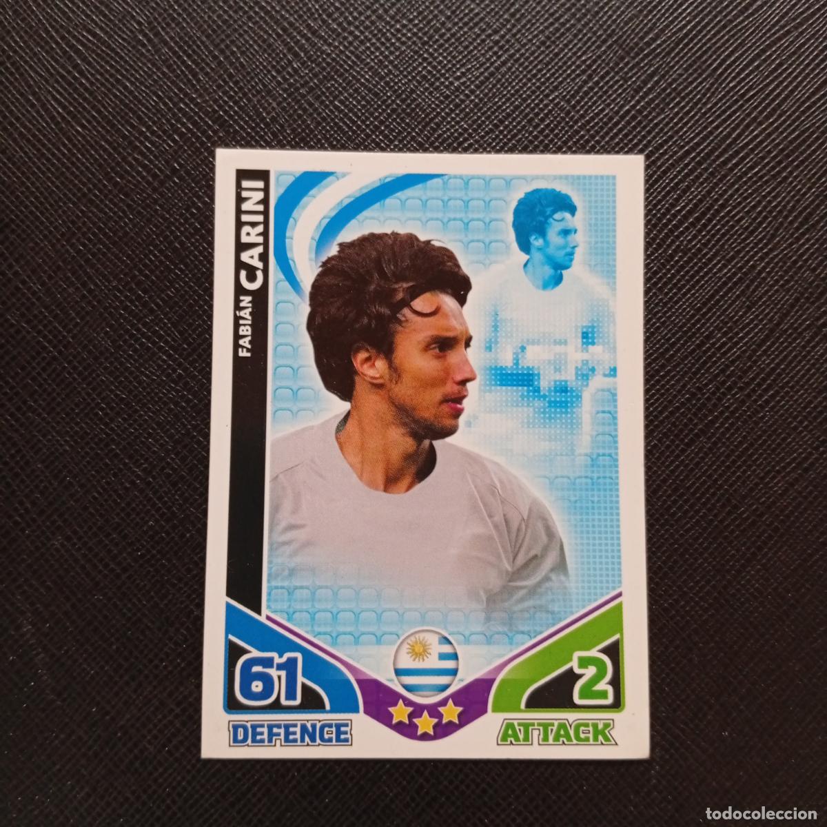 Cromos de F&uacute;tbol: CARINI URUGUAY MATCH ATTAX SOUTH AFRICA 2010 MUNDIAL CROMO WORLD FUTBOL 10 - A209 PG26