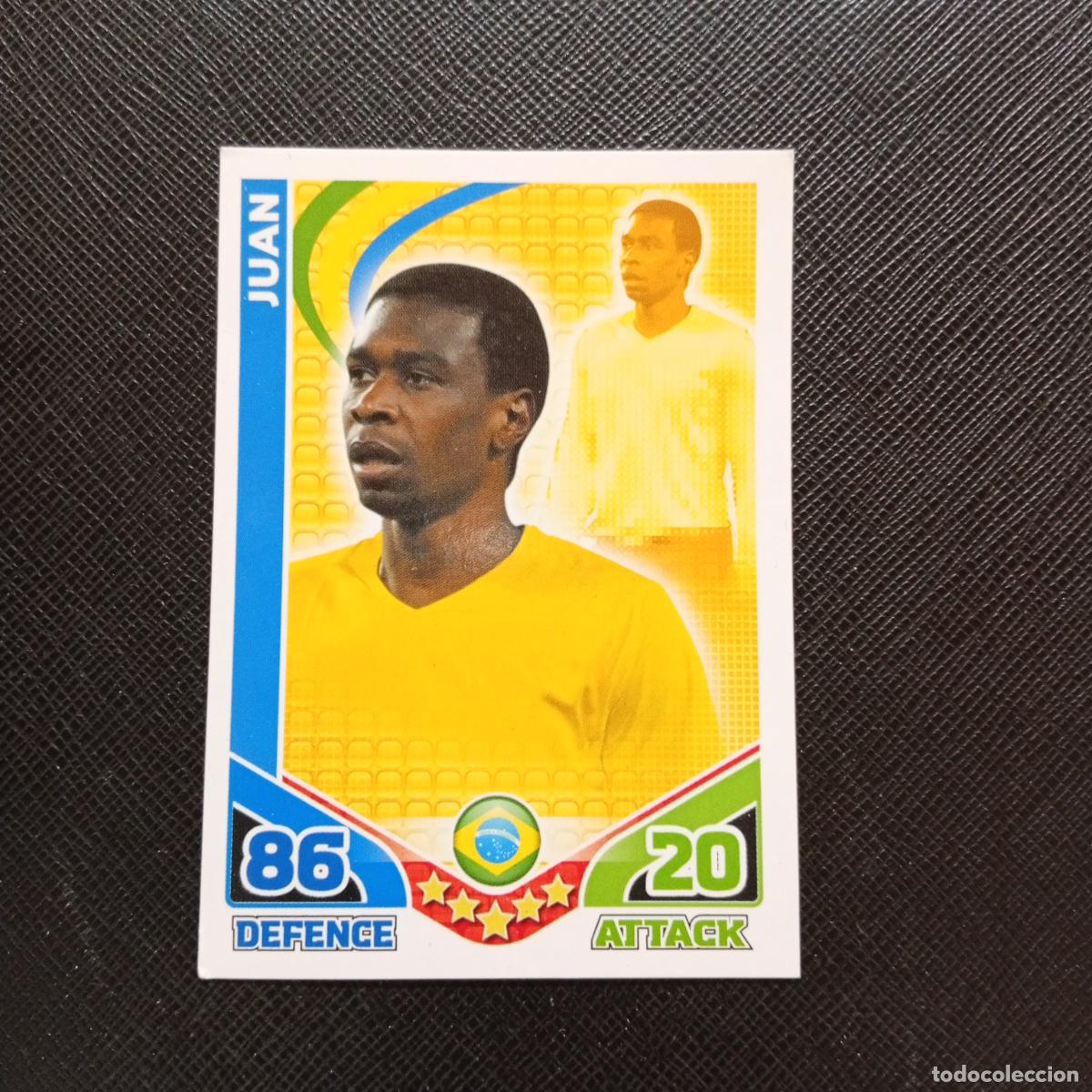 Cromos de F&uacute;tbol: JUAN BRASIL MATCH ATTAX SOUTH AFRICA 2010 MUNDIAL CROMO WORLD FUTBOL 10 - A209 PG27