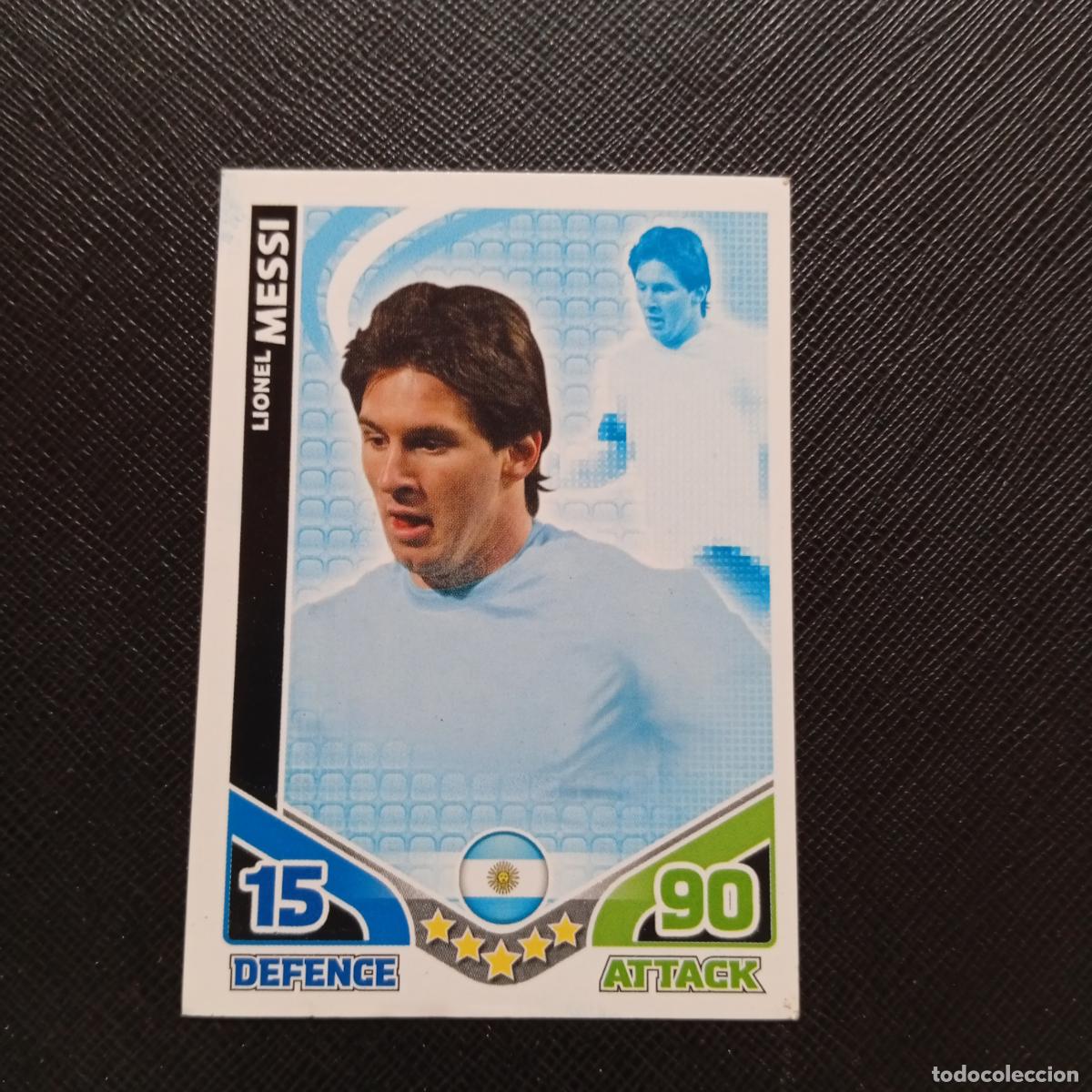 Cromos de F&uacute;tbol: MESSI ARGENTINA MATCH ATTAX SOUTH AFRICA 2010 MUNDIAL CROMO WORLD FUTBOL 10 - A209 PG27