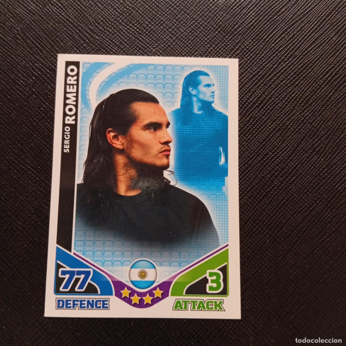 Cromos de F&uacute;tbol: ROMERO ARGENTINA MATCH ATTAX SOUTH AFRICA 2010 MUNDIAL CROMO WORLD FUTBOL 10 - A209 PG27