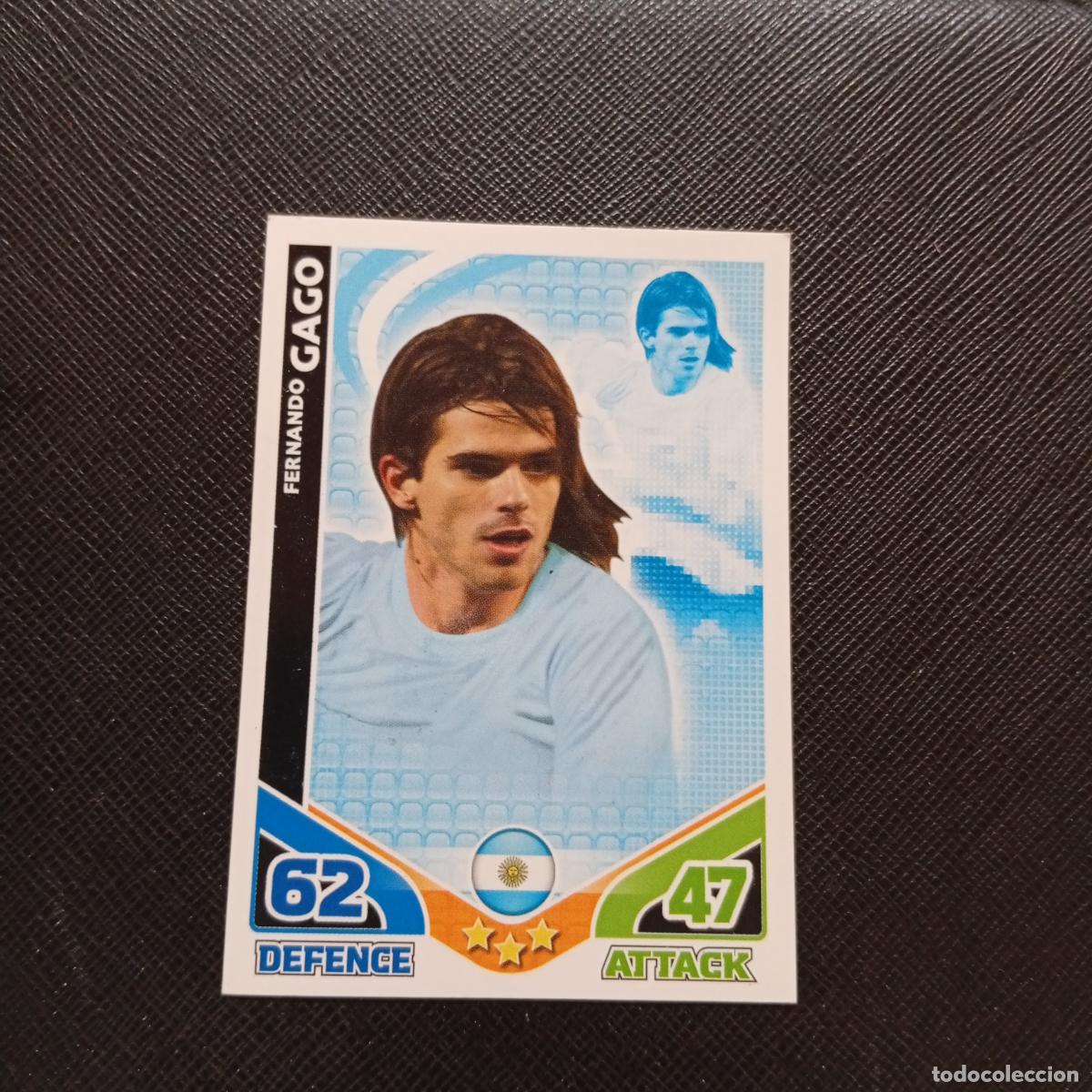 Cromos de F&uacute;tbol: GAGO ARGENTINA MATCH ATTAX SOUTH AFRICA 2010 MUNDIAL CROMO WORLD FUTBOL 10 - A209 PG27