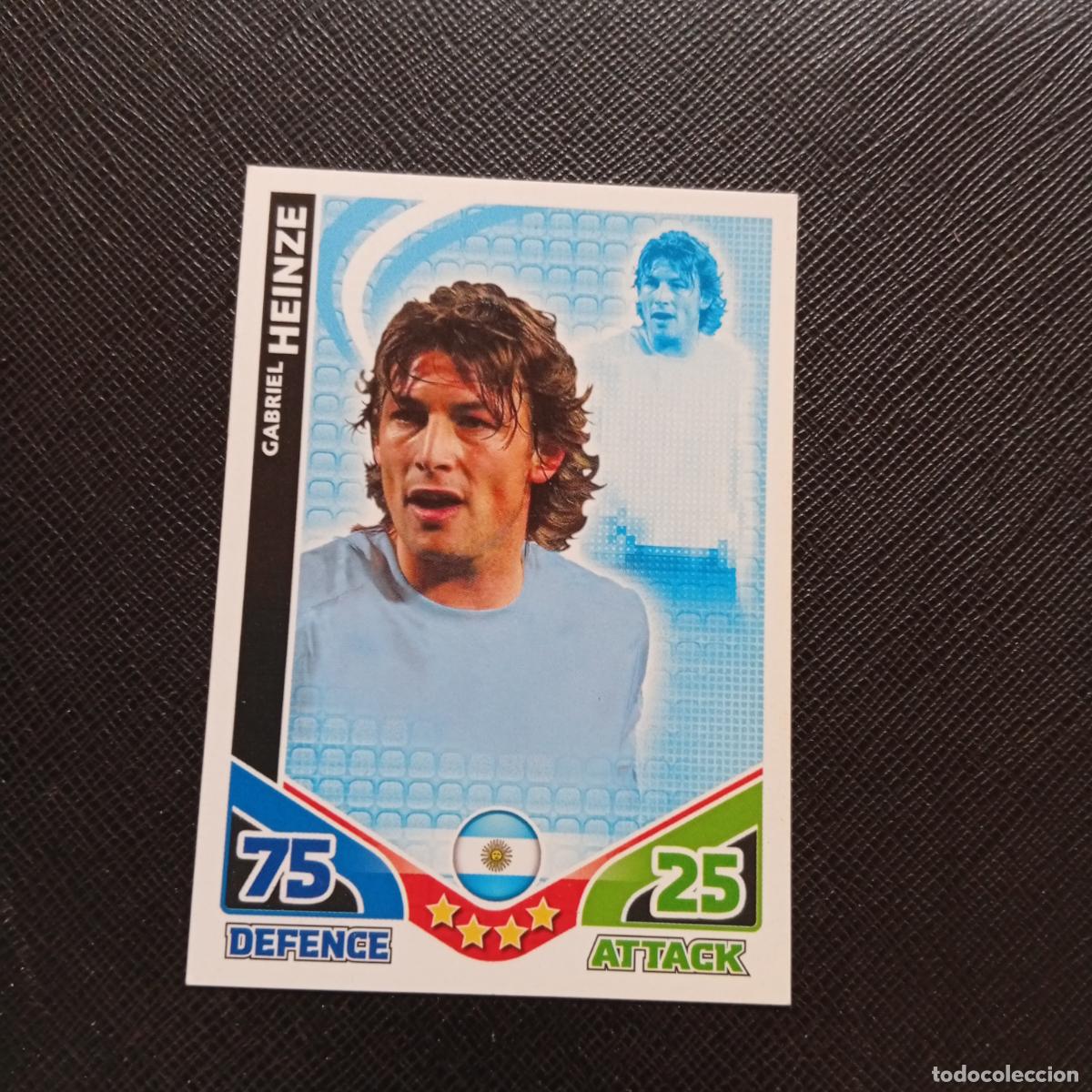 Cromos de F&uacute;tbol: HEINZE ARGENTINA MATCH ATTAX SOUTH AFRICA 2010 MUNDIAL CROMO WORLD FUTBOL 10 - A209 PG27