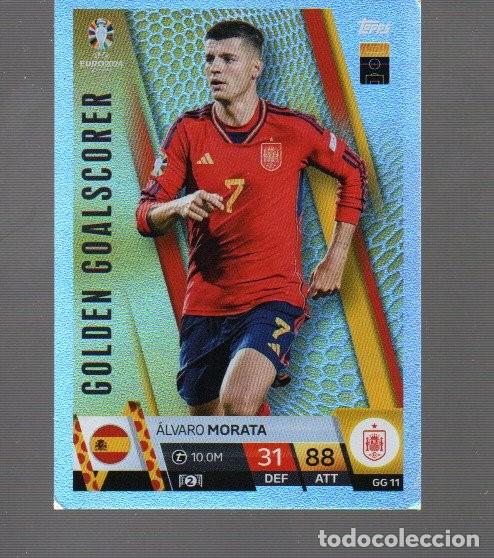 Cromos de F&uacute;tbol: CROMO DE U E F A EURO 2024 POR TOPPS MATCH ATTAX ALVARO MORATA