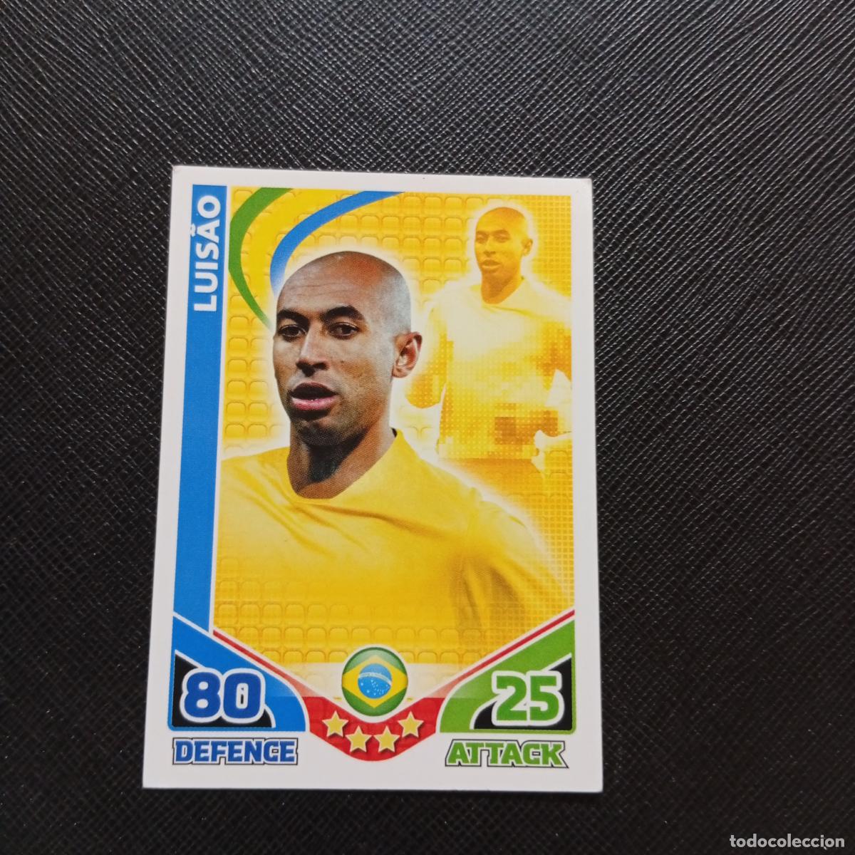 Cromos de F&uacute;tbol: LUISAO BRASIL MATCH ATTAX SOUTH AFRICA 2010 MUNDIAL CROMO WORLD FUTBOL 10 - A209 PG28