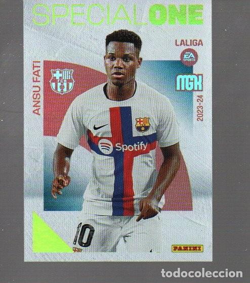 Cromos de F&uacute;tbol: CROMO DE LA LIGA MGH 2023 /24 POR PANINI SPECIAL ONE ANSU FATI N&ordm; 381