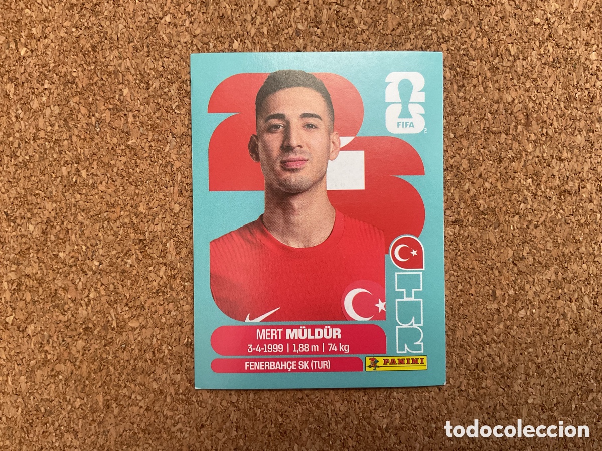 Figurine di Calcio: TURQUIA/TUR N&ordm;3. MERT MULDUR . FIFA WORLS CUP 2026. PANINI