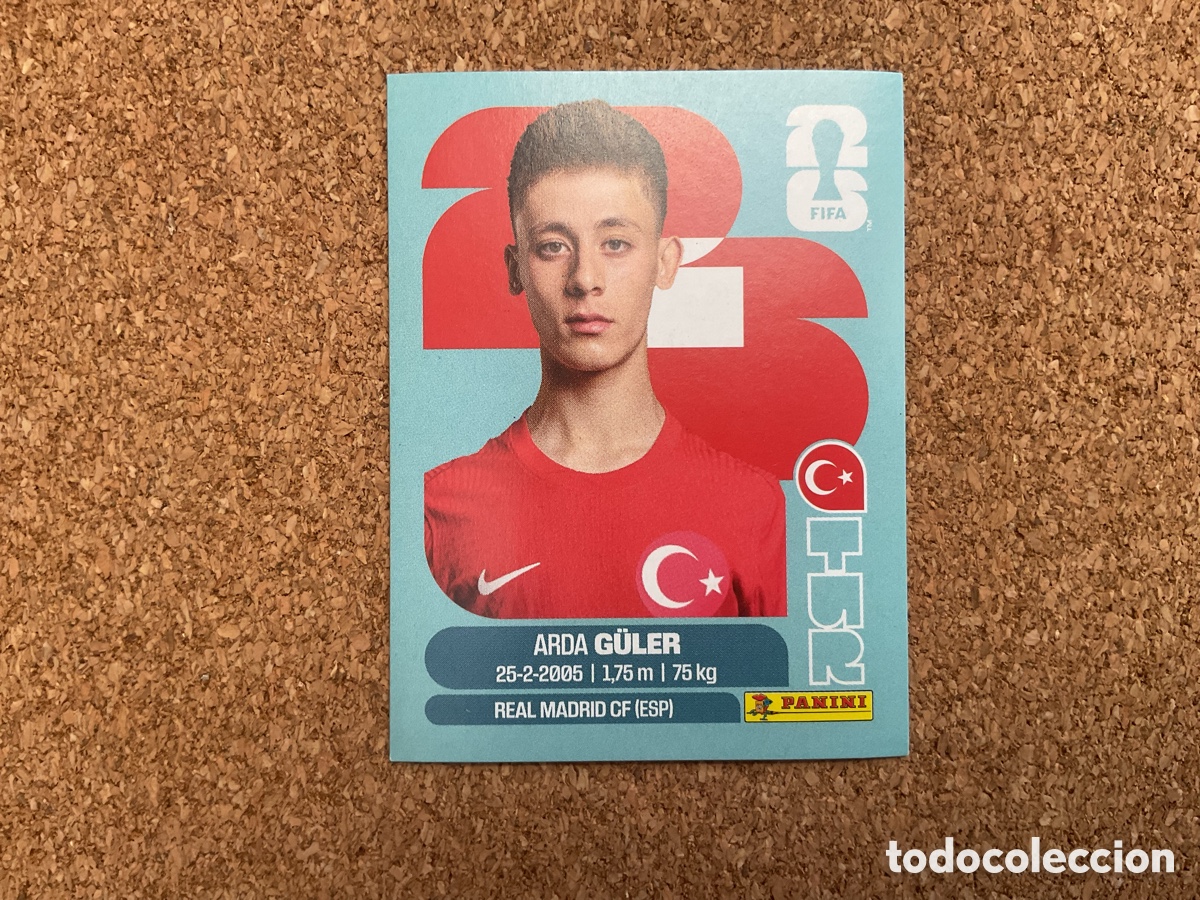Figurine di Calcio: TURQUIA/TUR N&ordm;14. ARDA GULER . FIFA WORLS CUP 2026. PANINI