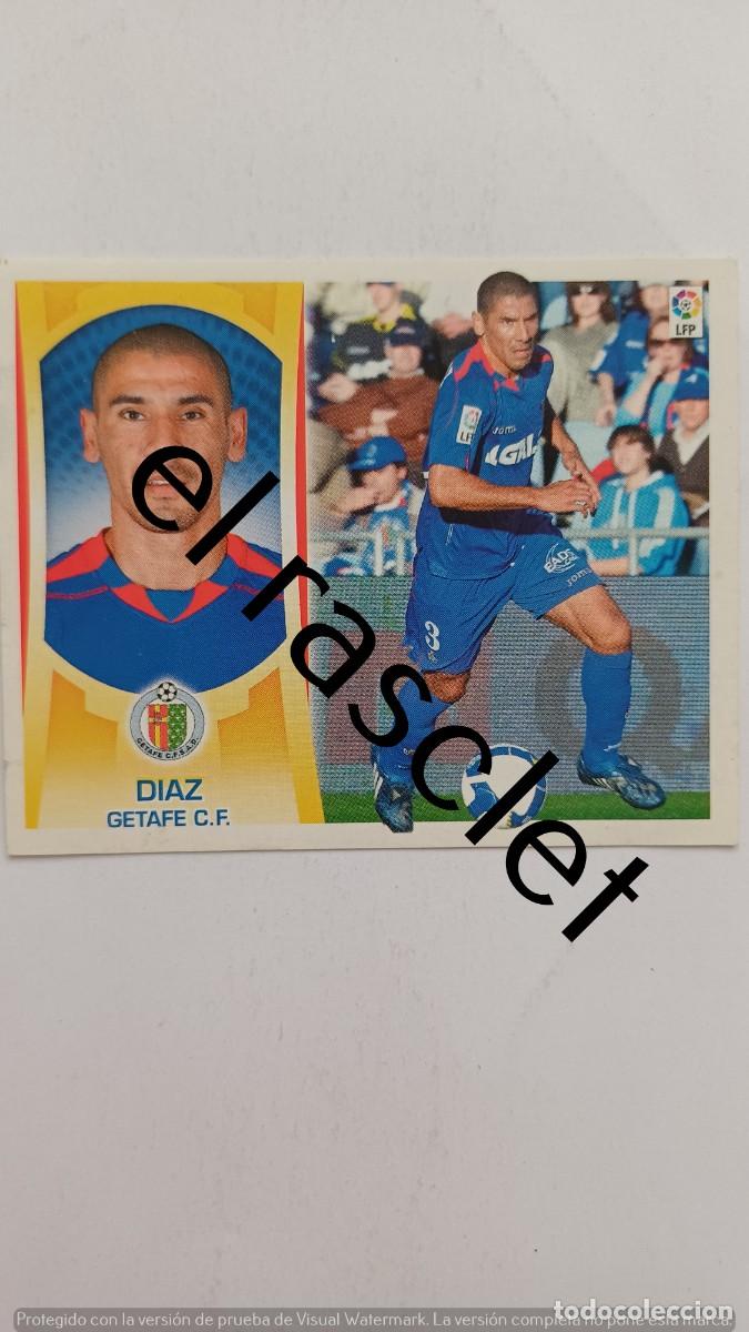 Figurine di Calcio: CARTA/CROMO -FUTBOL LIGA 2009-2010 -GETAFE C.F. -DIAZ N&ordm; 6
