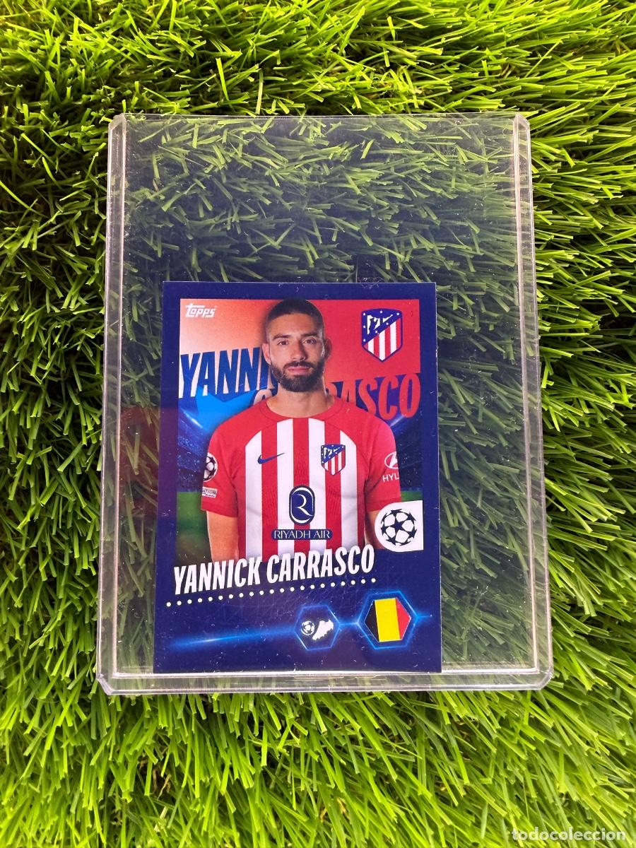 Cromos de Futebol: N&ordm; 77 Yannick Carrasco Atl&eacute;tico de Madrid UEFA Champions League Stickers 23 24
