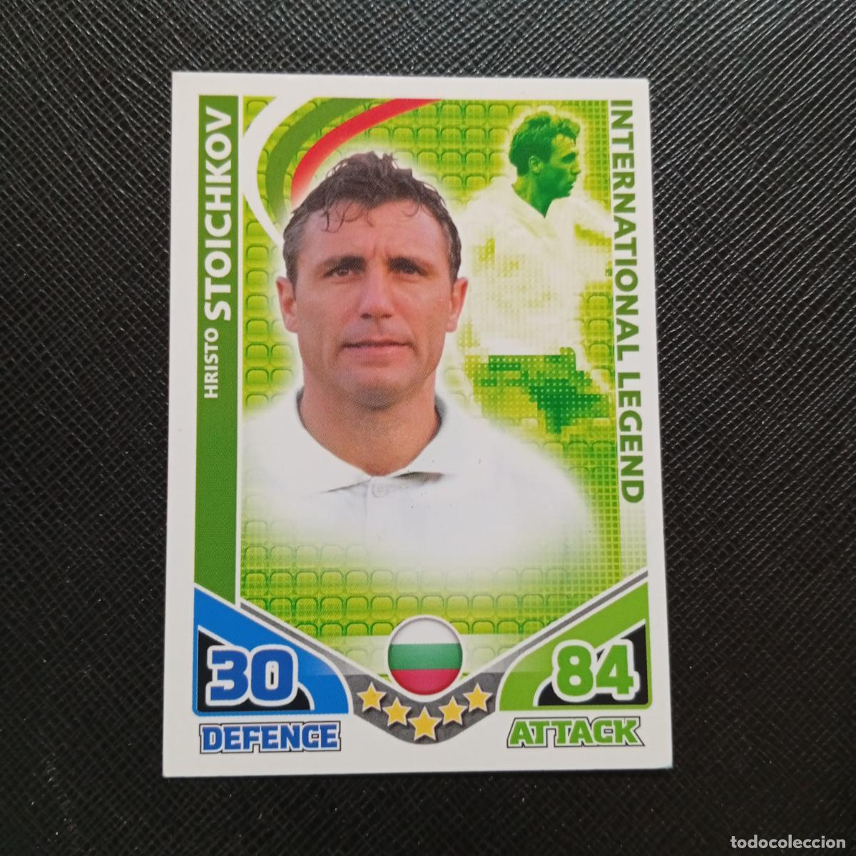 Cromos de F&uacute;tbol: STOICHKOV BULGARIA MATCH ATTAX SOUTH AFRICA 2010 MUNDIAL CROMO WORLD FUTBOL 10 - A209 PG29 LEGEND