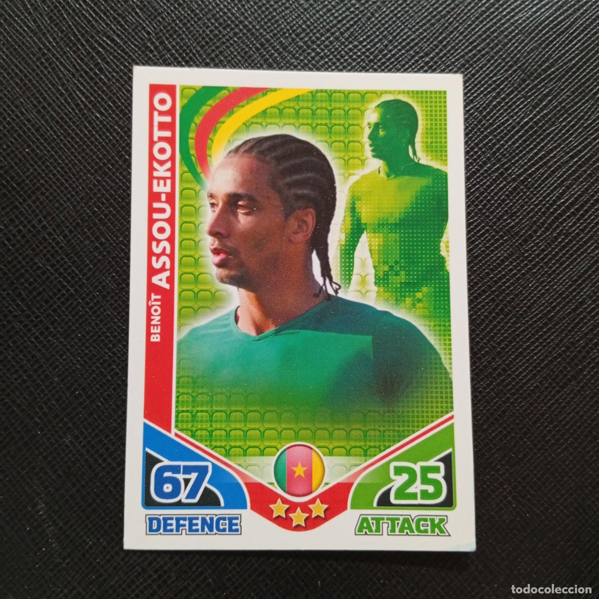 Cromos de F&uacute;tbol: ASSOU EKOTTO CAMERUN MATCH ATTAX SOUTH AFRICA 2010 MUNDIAL CROMO WORLD FUTBOL 10 - A209 PG29